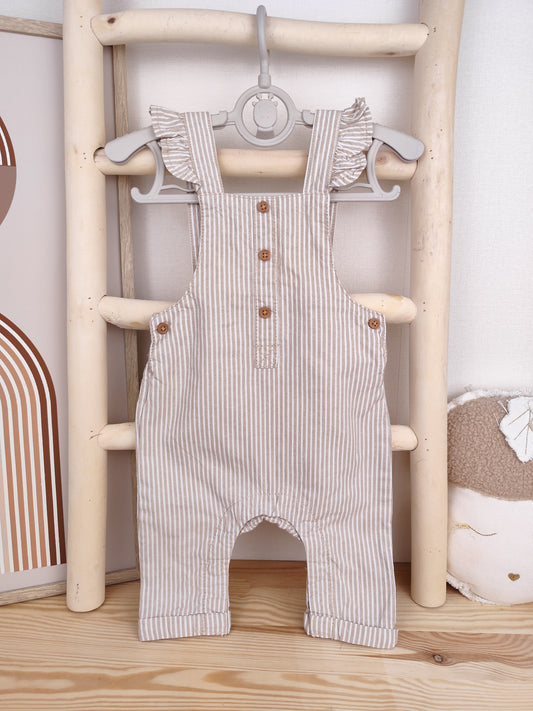 Topomini Latzhose - gestreift - Größe 62