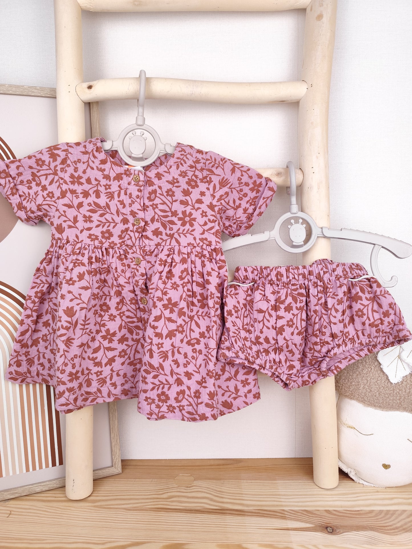 Hema Set - Blumen - Größe 62