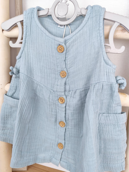 Vertbaudet Kleid - Musselin - Größe 68