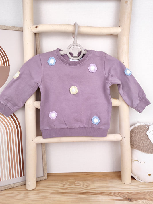 Name It Pullover - Blumen - Größe 68