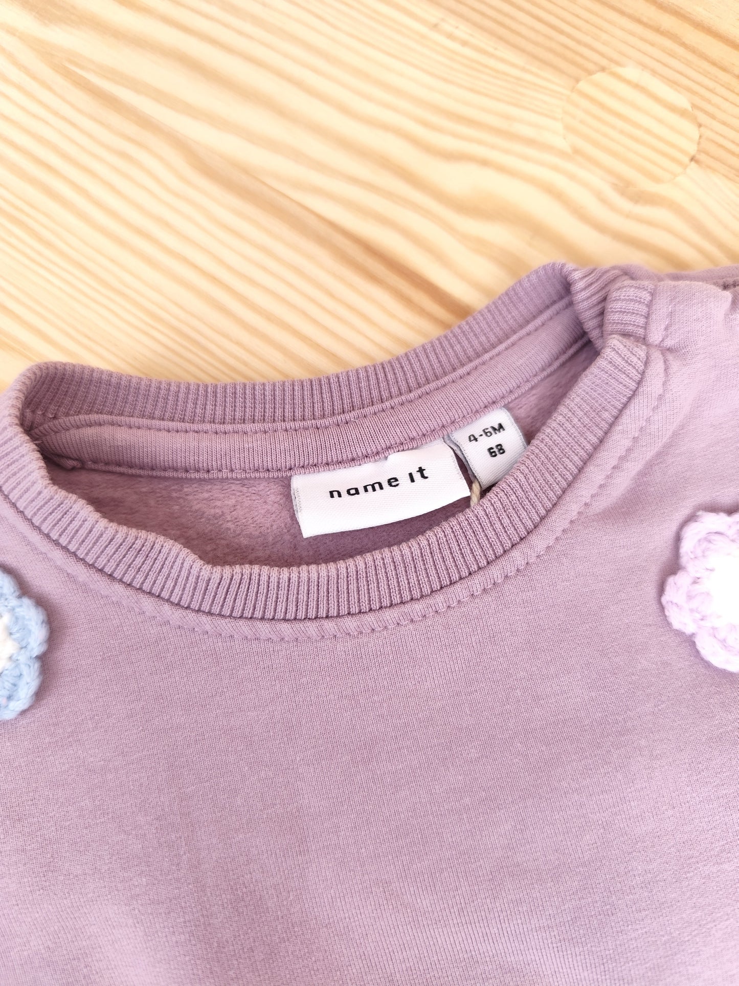 Name It Pullover - Blumen - Größe 68