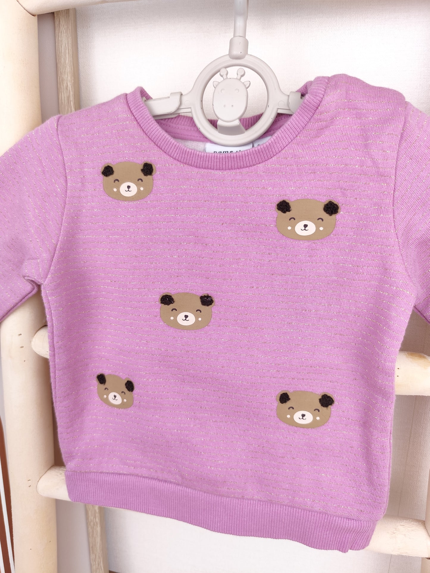 Name It Pullover - Bär - Größe 68