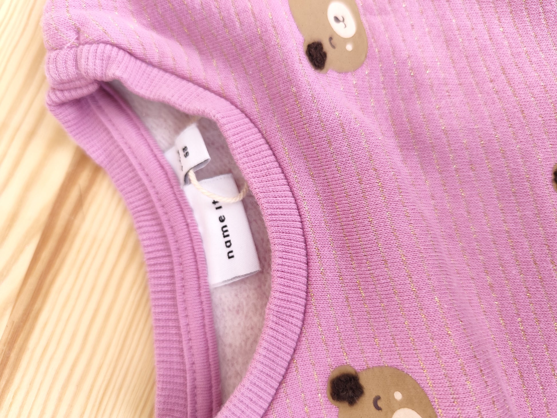 Name It Pullover - Bär - Größe 68