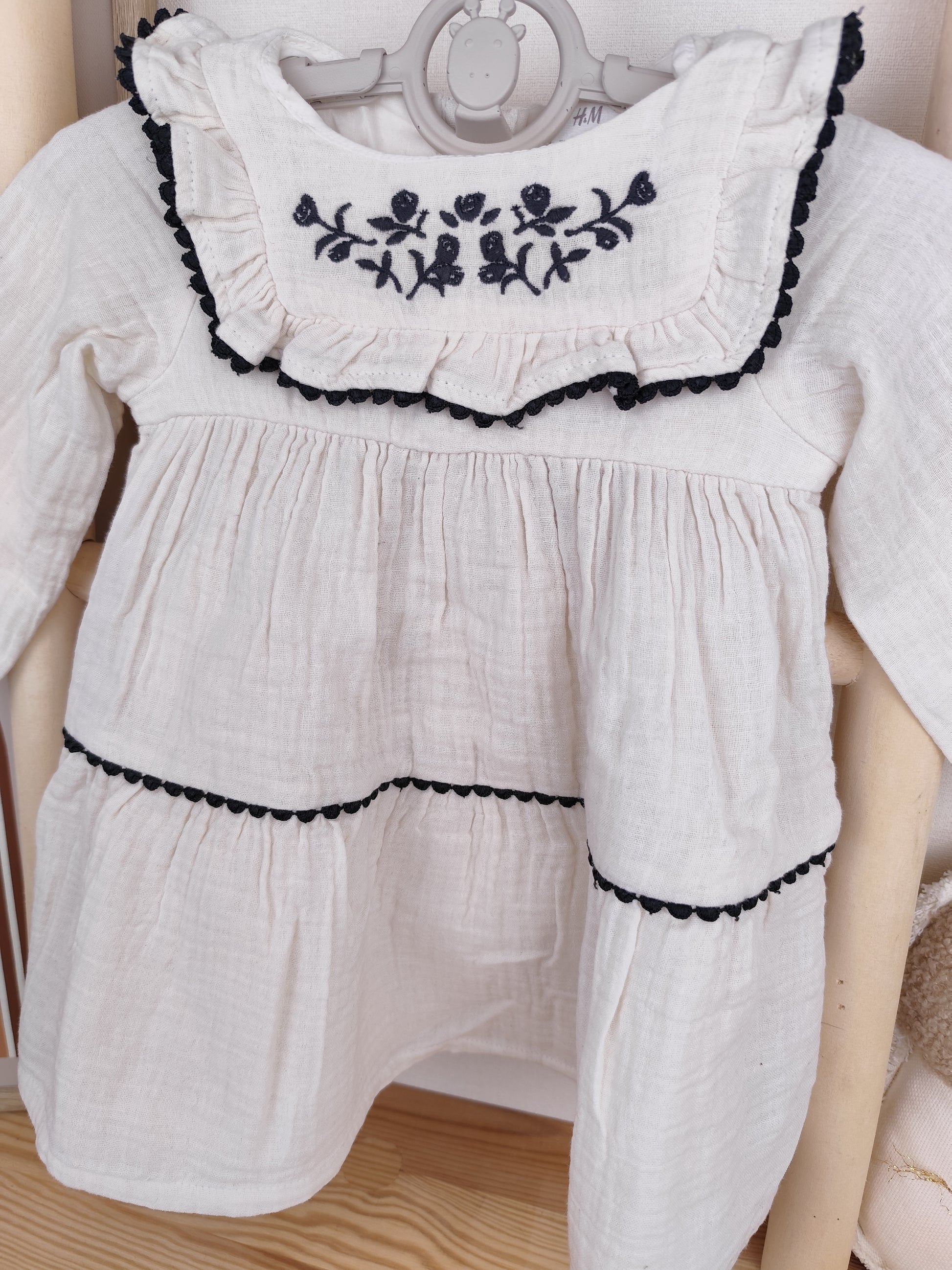 H&M Kleid - Musselin - Größe 68