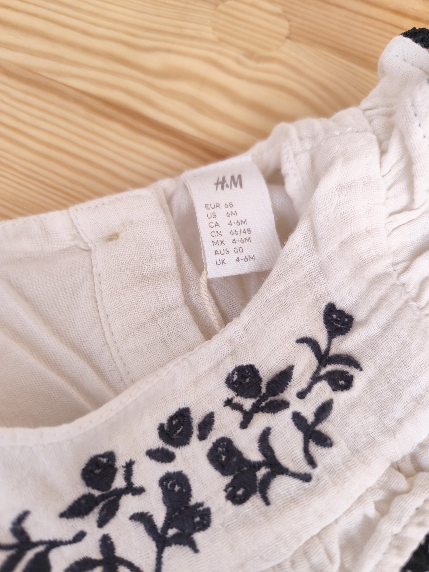 H&M Kleid - Musselin - Größe 68