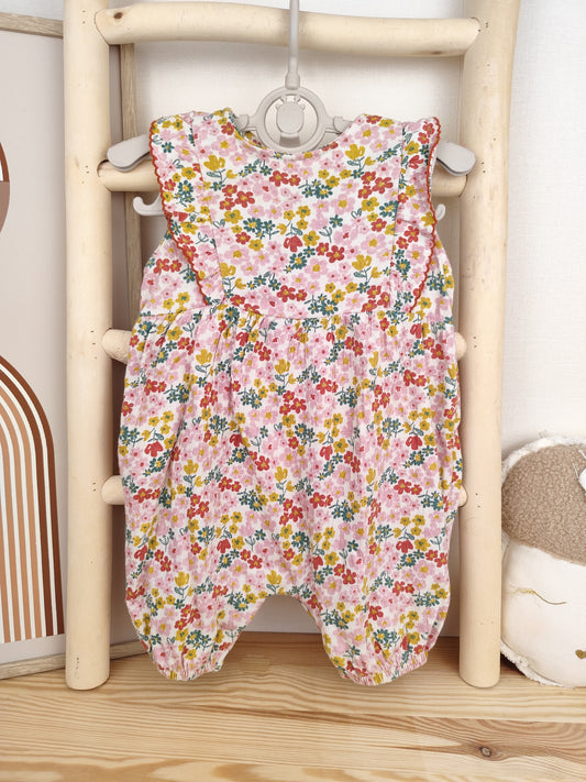 Ergee Jumpsuit - Blumen - Größe 68