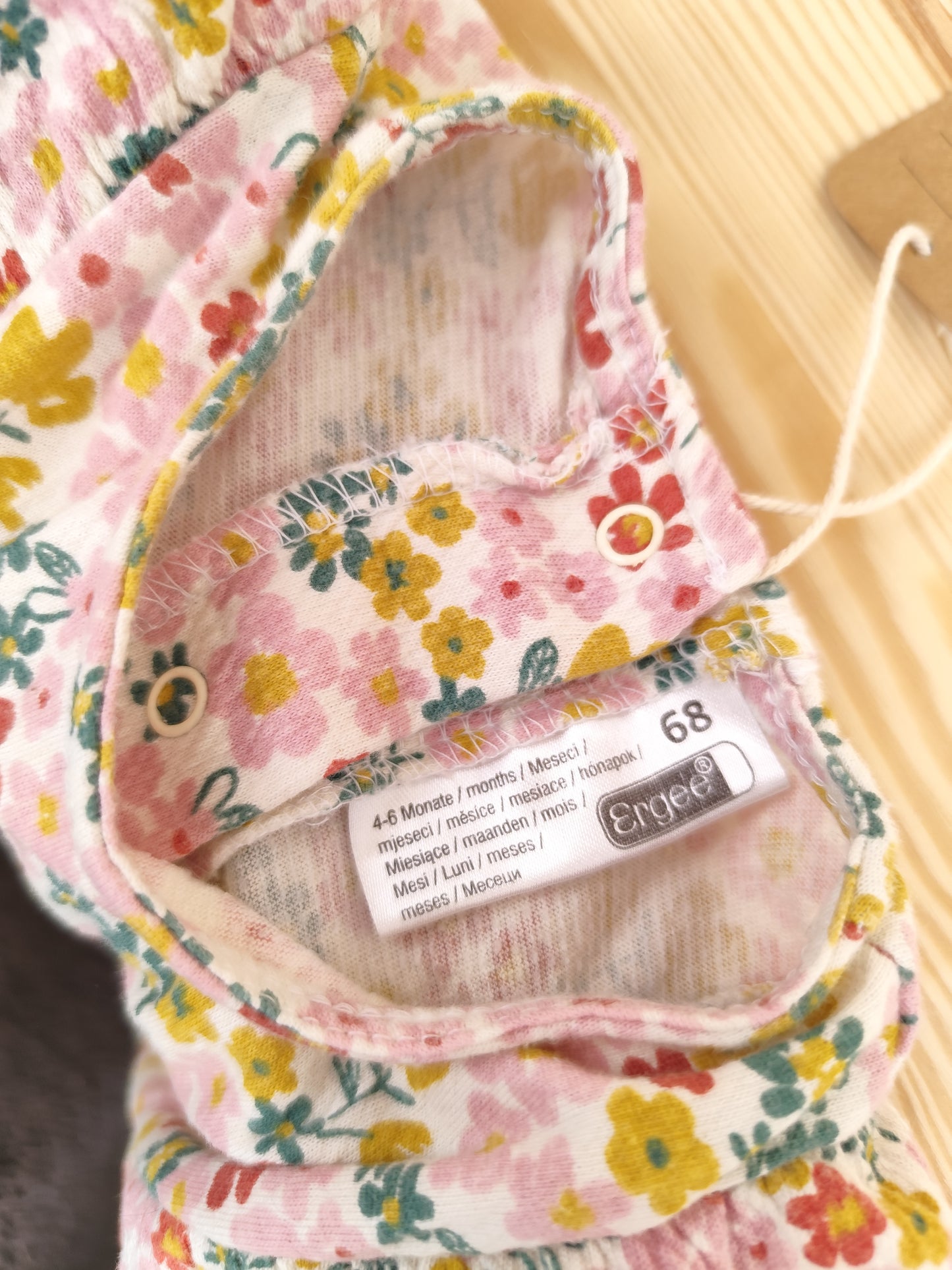 Ergee Jumpsuit - Blumen - Größe 68
