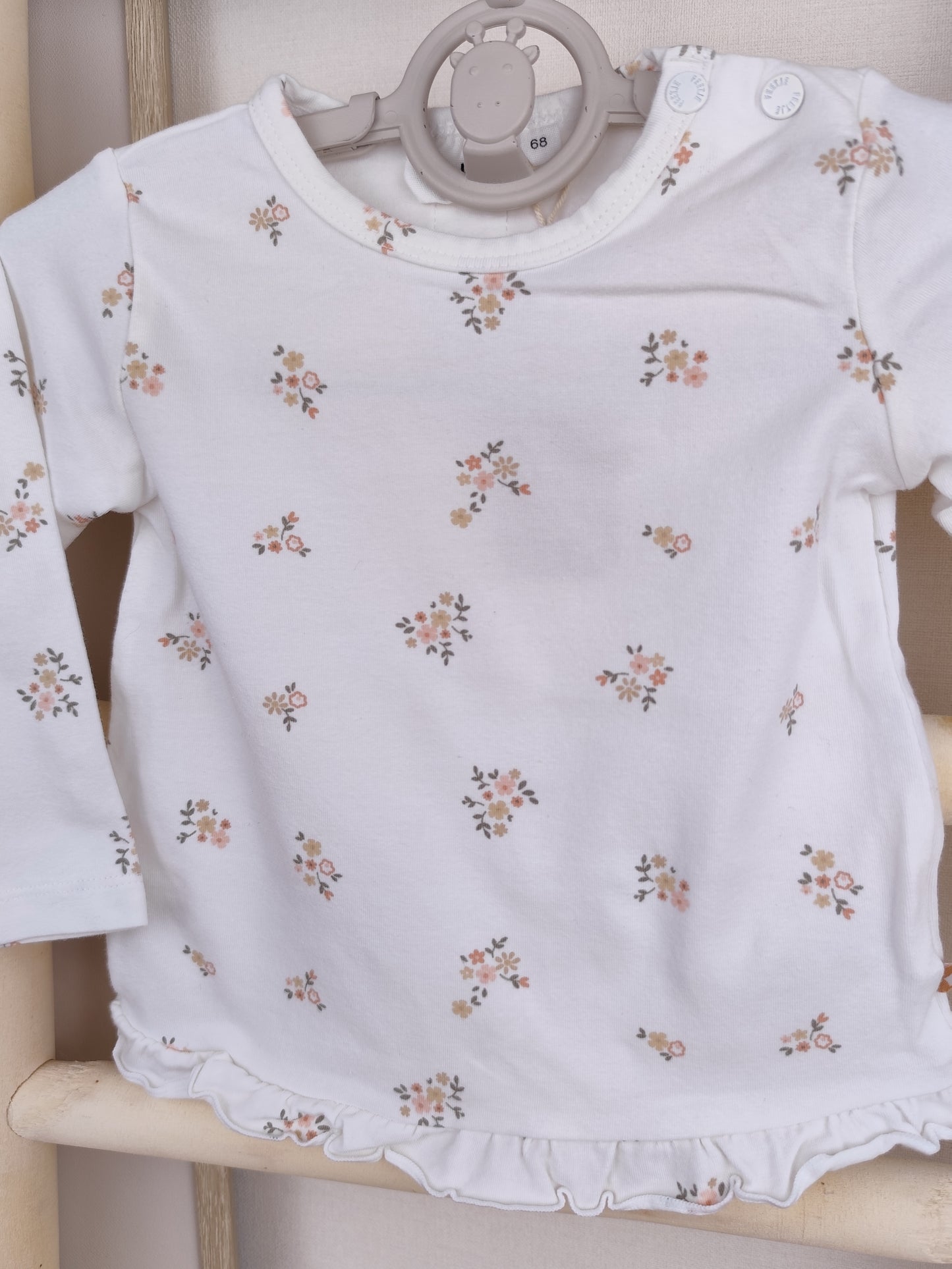 Feetje Langarmshirt - Blumen - Größe 68