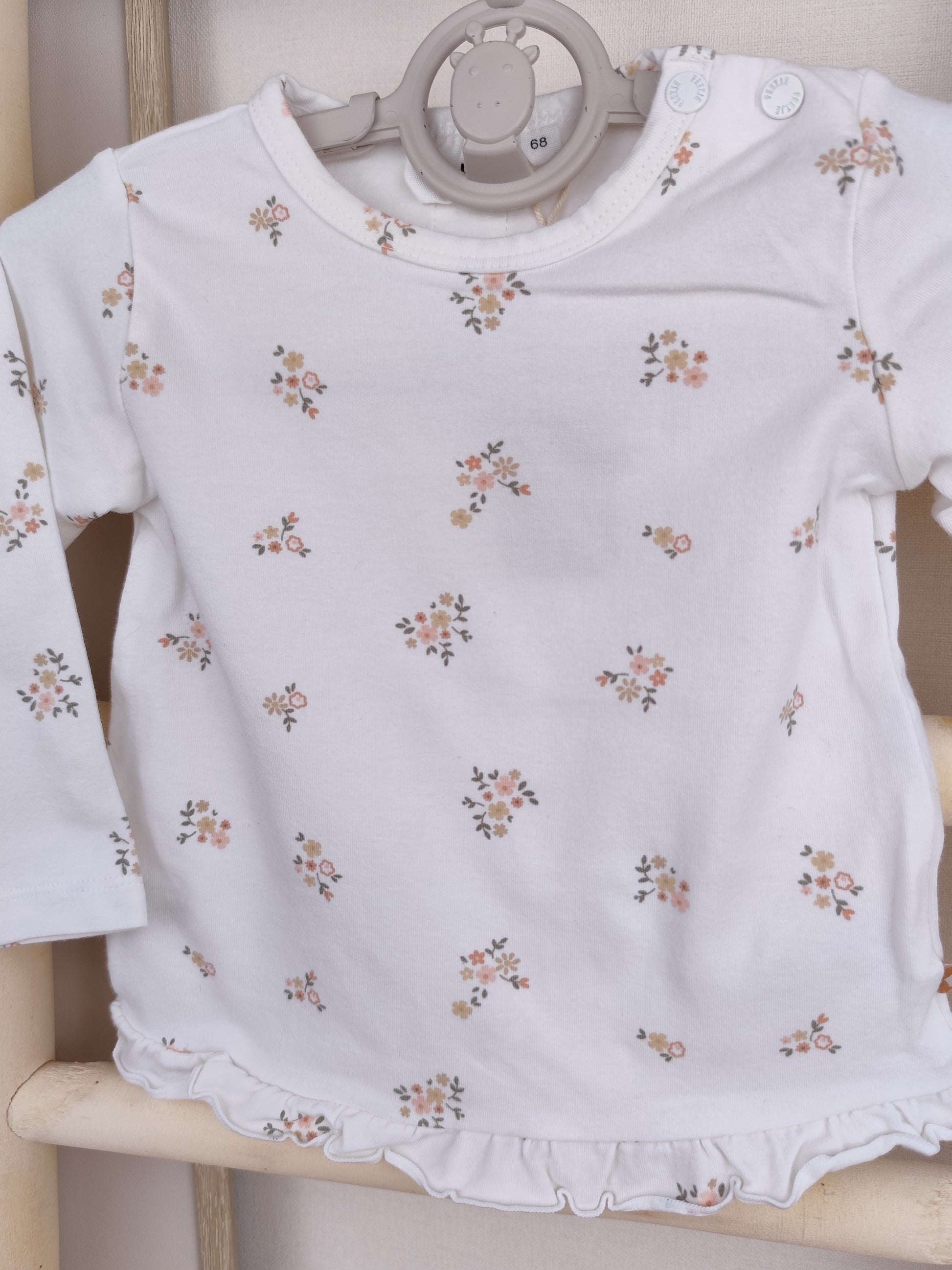 Feetje Langarmshirt - Blumen - Größe 68