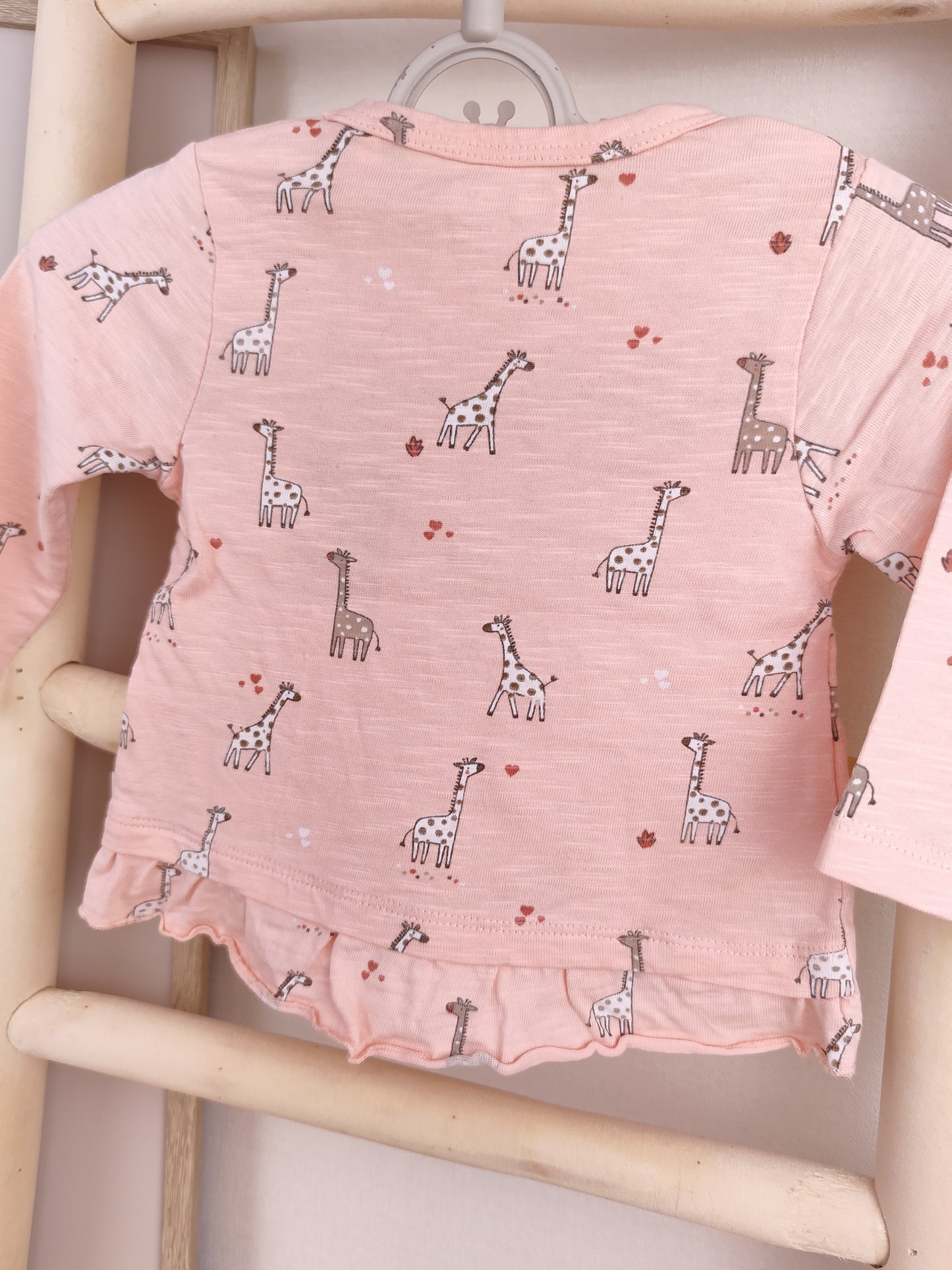 Staccato Langarmshirt - Giraffe - Größe 68