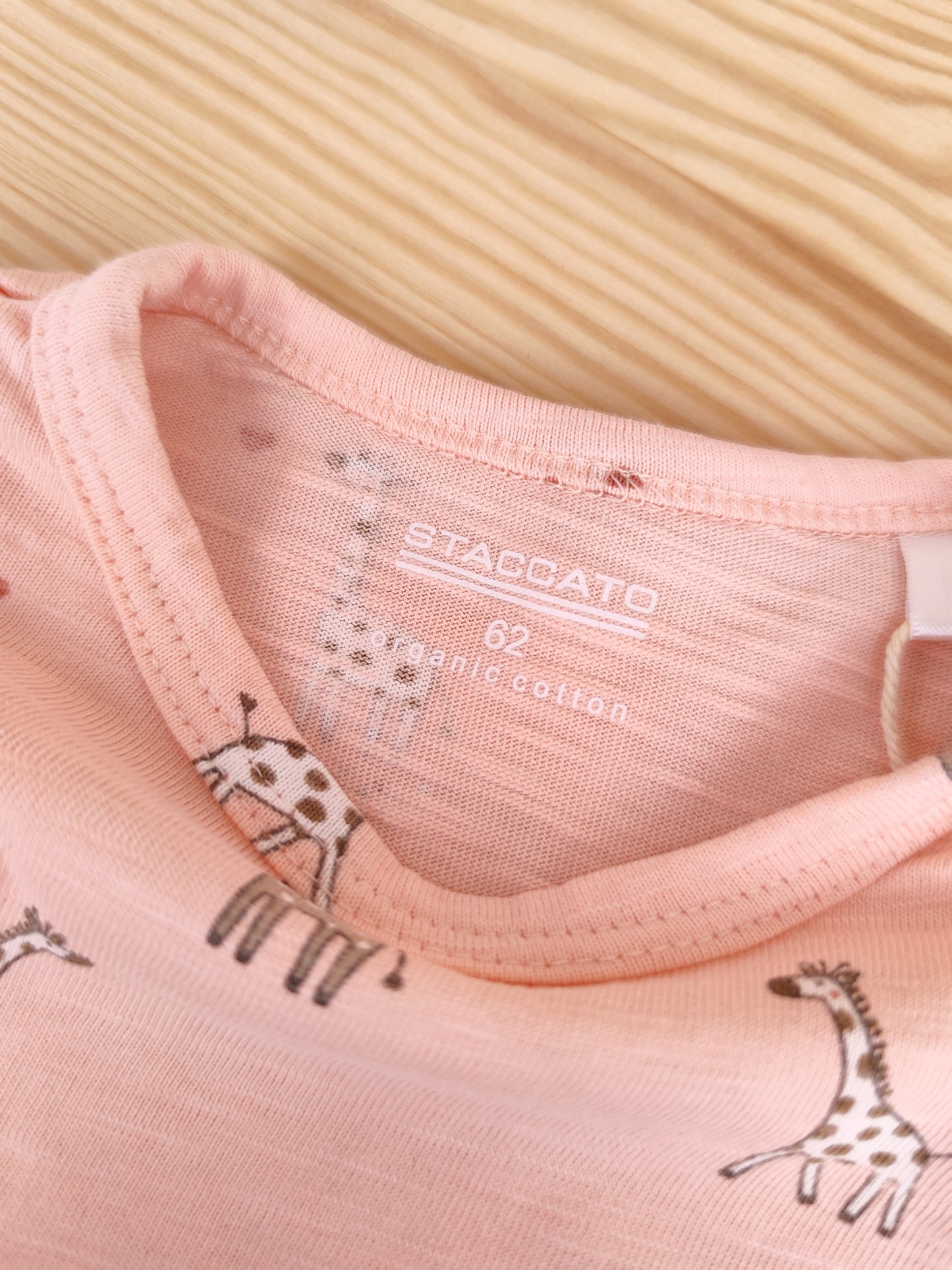 Staccato Langarmshirt - Giraffe - Größe 68