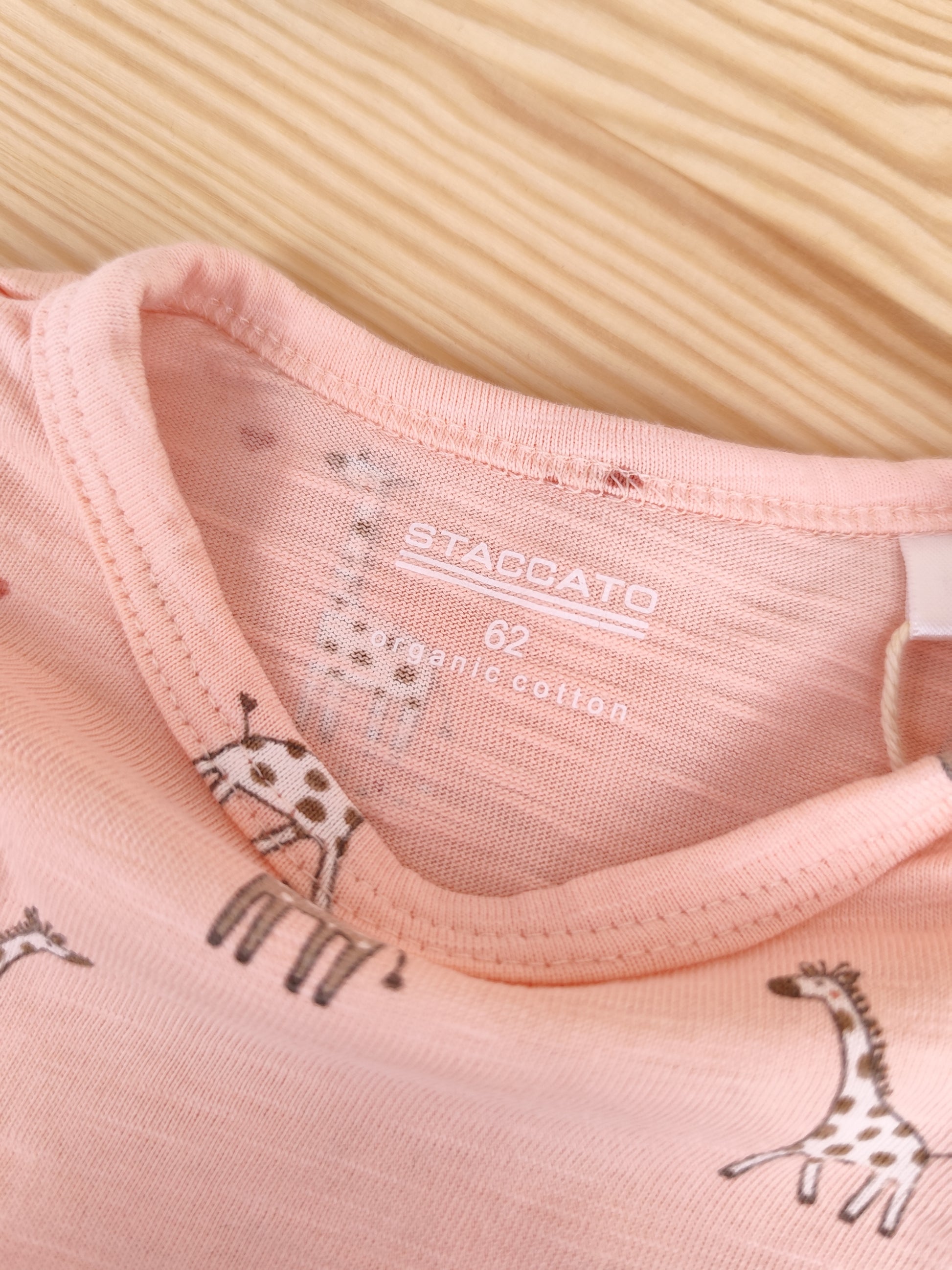 Staccato Langarmshirt - Giraffe - Größe 68
