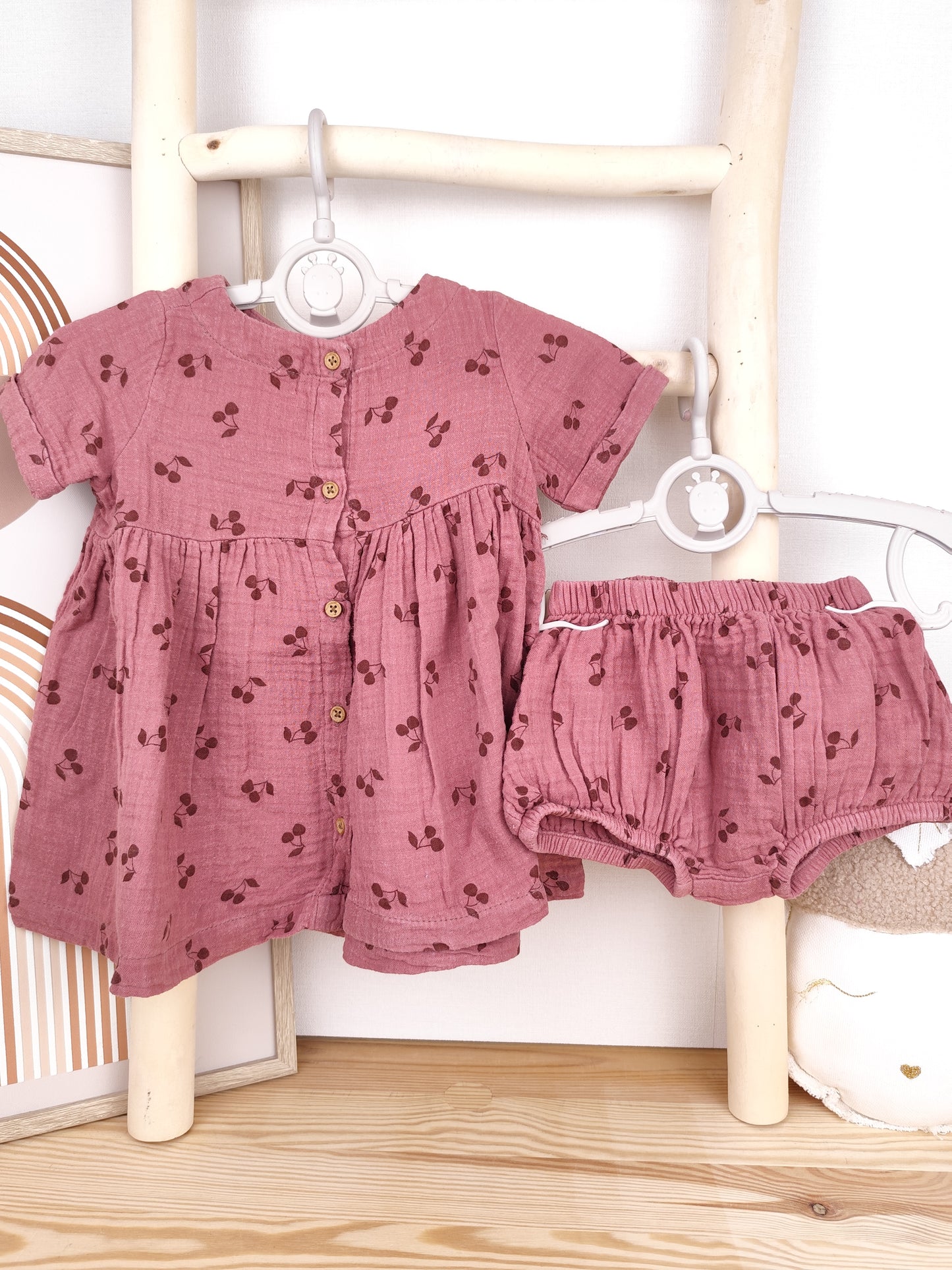 Hema Set - Kirschen - Größe 68 (B-Ware)