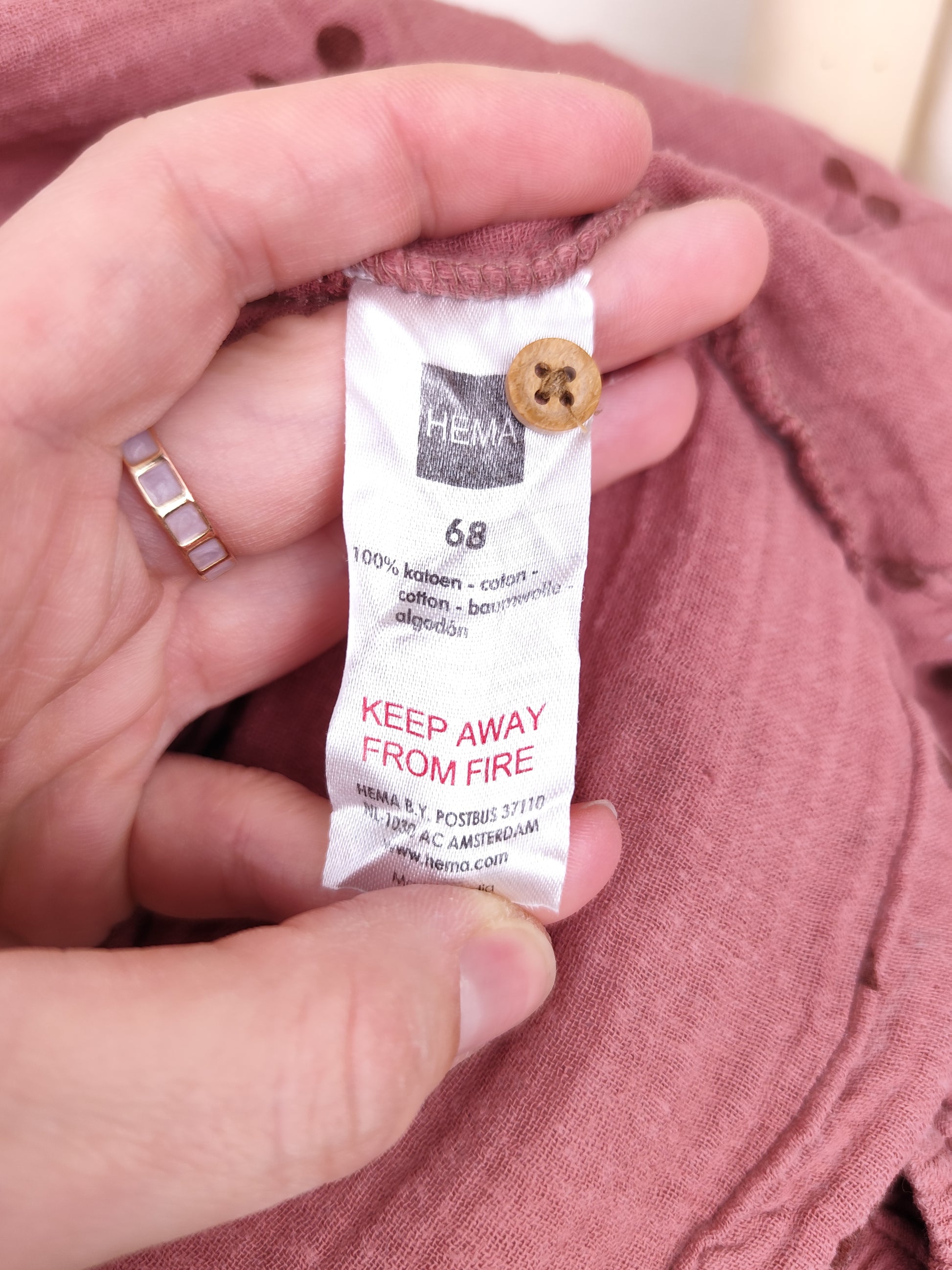 Hema Set - Kirschen - Größe 68 (B-Ware)