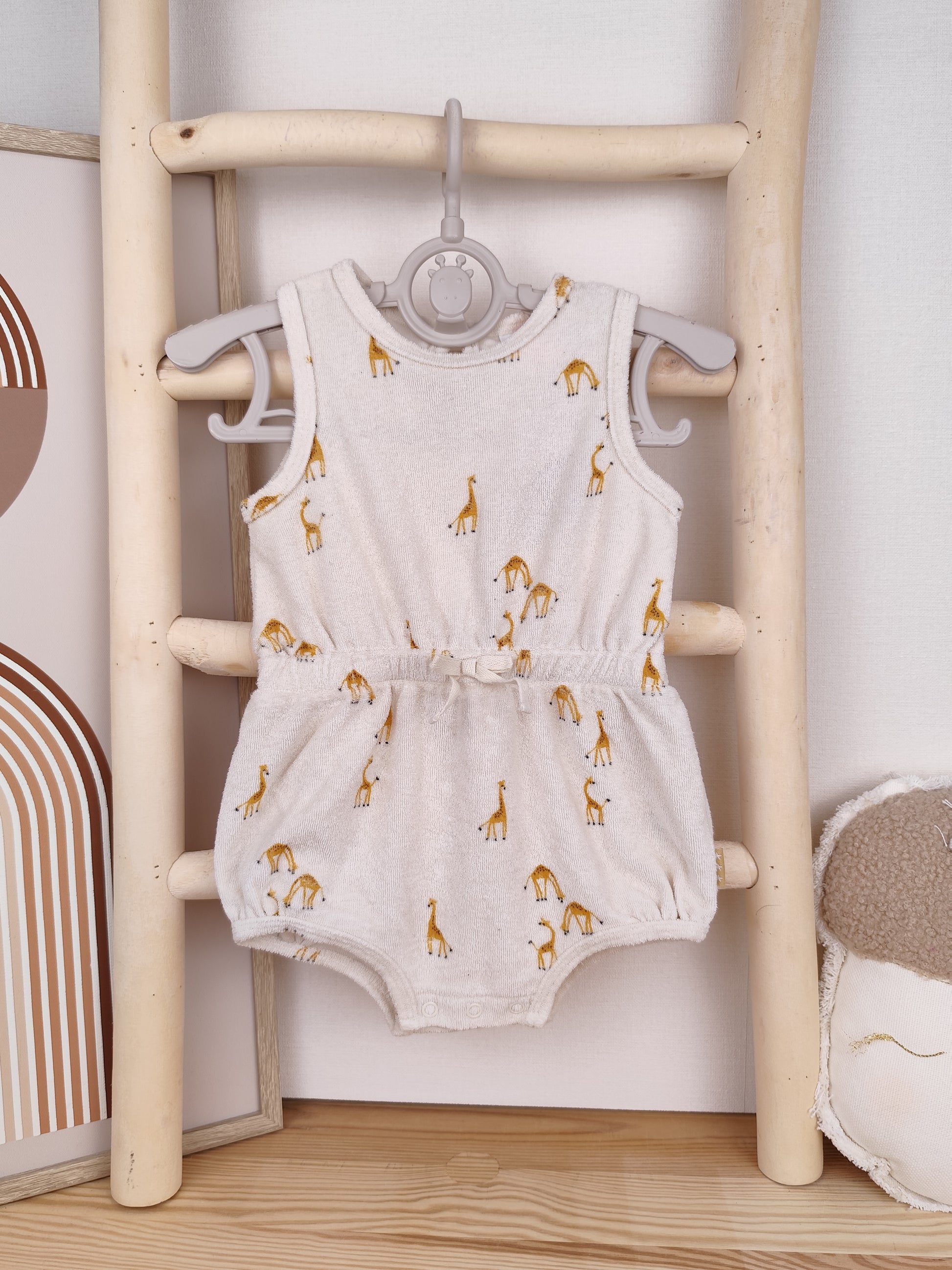 Hema Romper - Giraffe - Größe 68