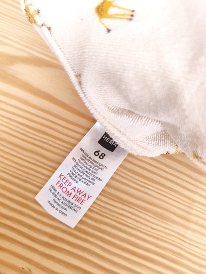 Hema Romper - Giraffe - Größe 68