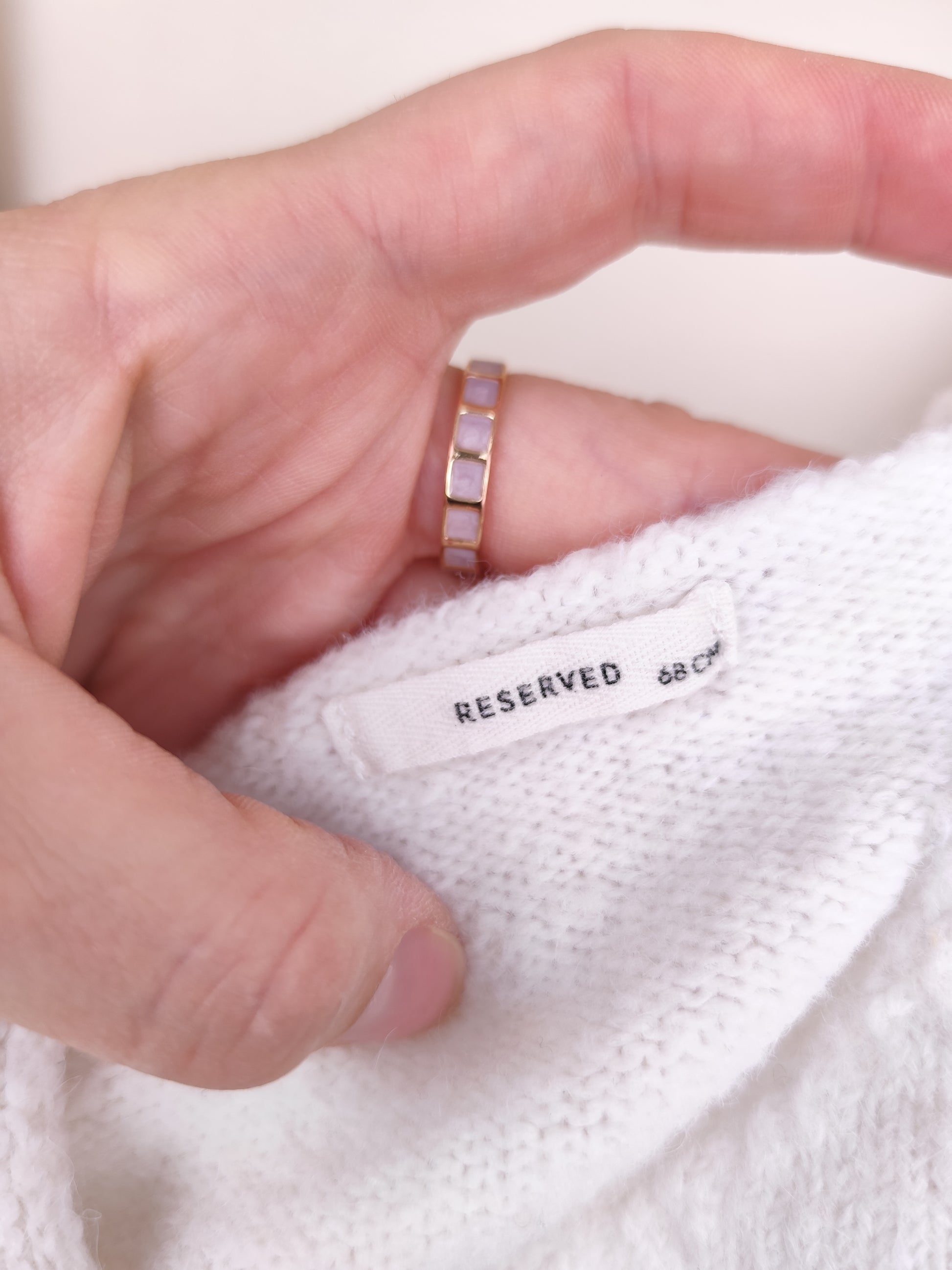 Reserved Wickel-Strickpullover - Größe 68