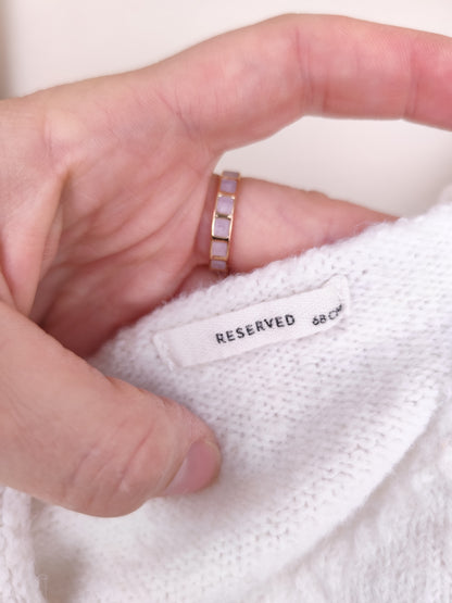 Reserved Wickel-Strickpullover - Größe 68