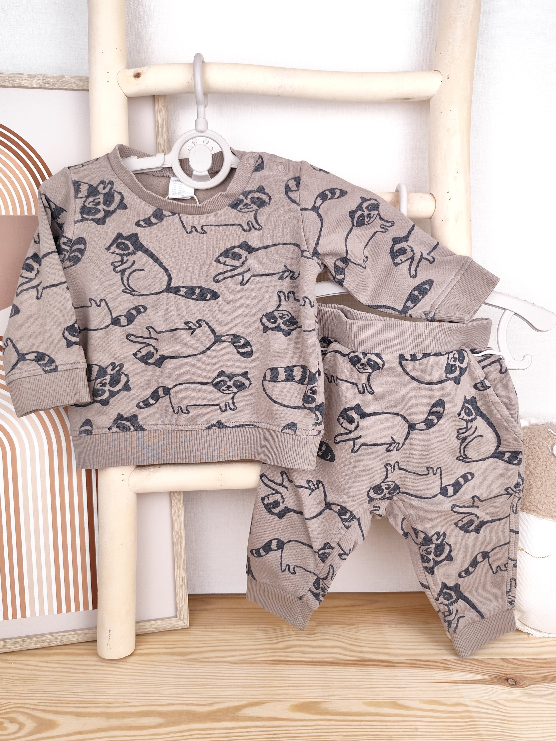 H&M Set - Waschbär - Größe 68