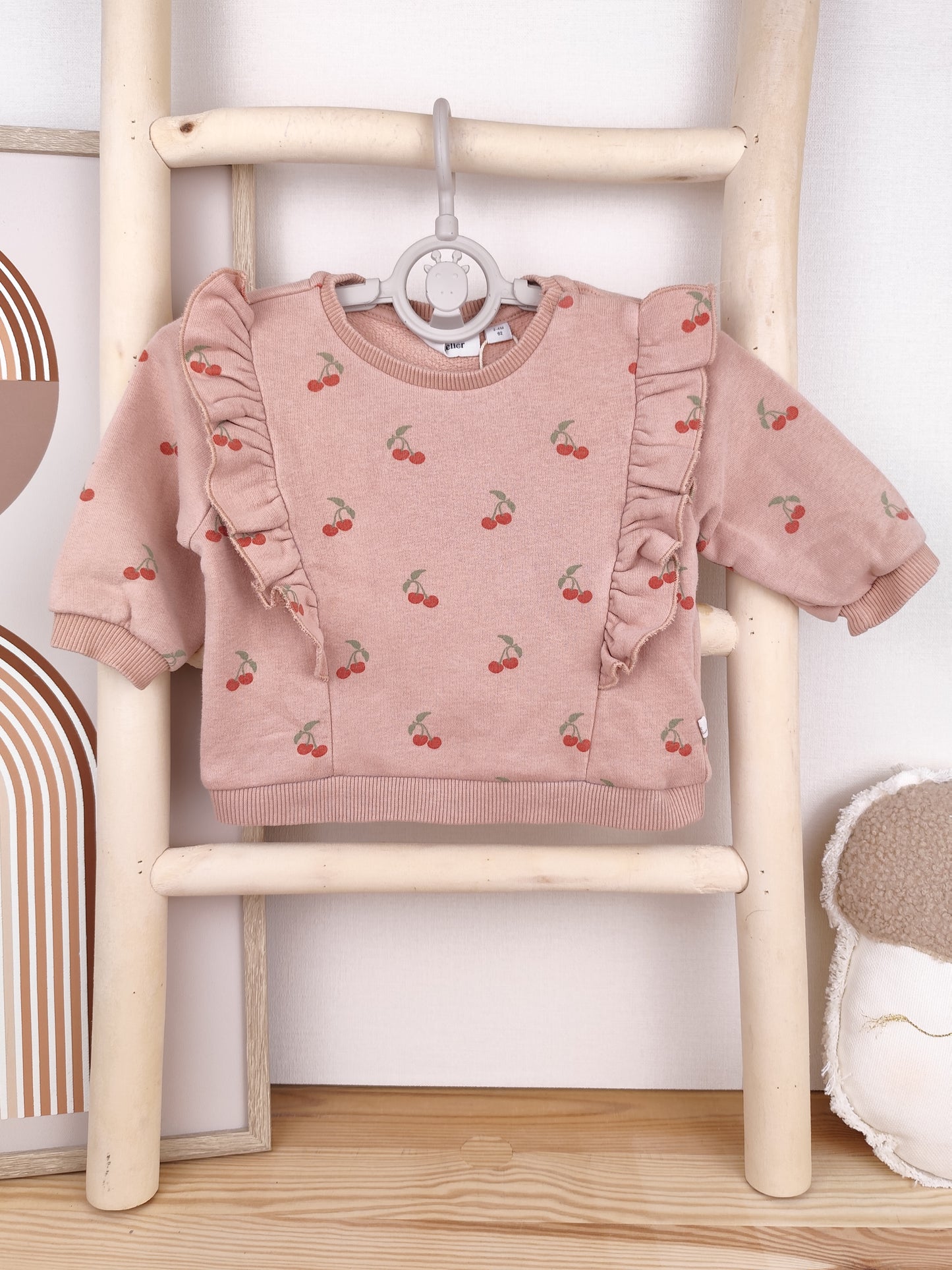 Lil'Atelier Pullover - Kirschen - Größe 62