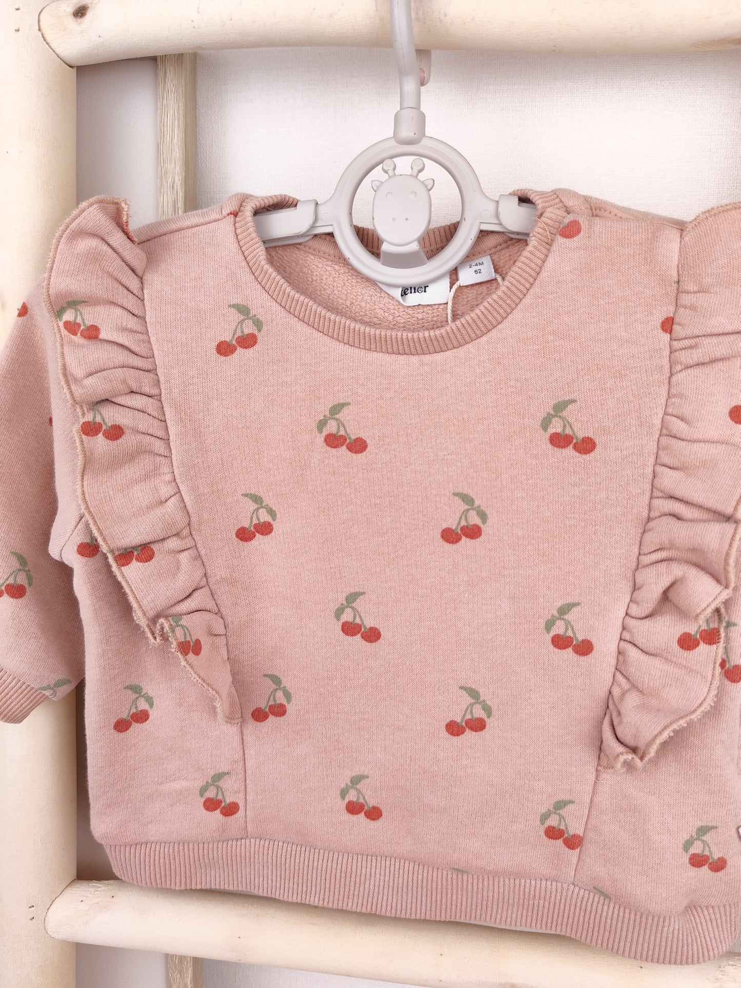 Lil'Atelier Pullover - Kirschen - Größe 62