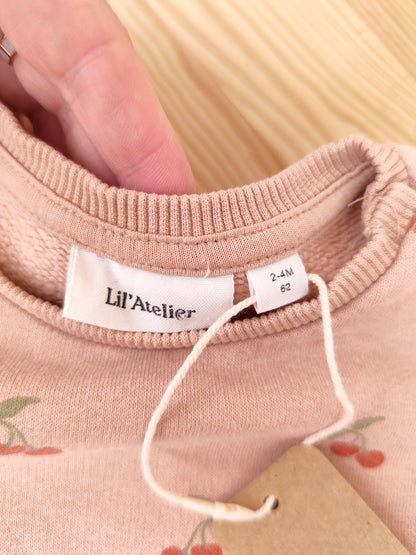 Lil'Atelier Pullover - Kirschen - Größe 62