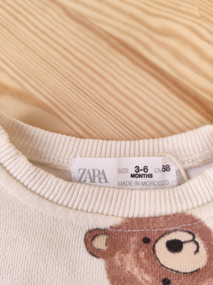 Zara Pullover - Bär - Größe 68