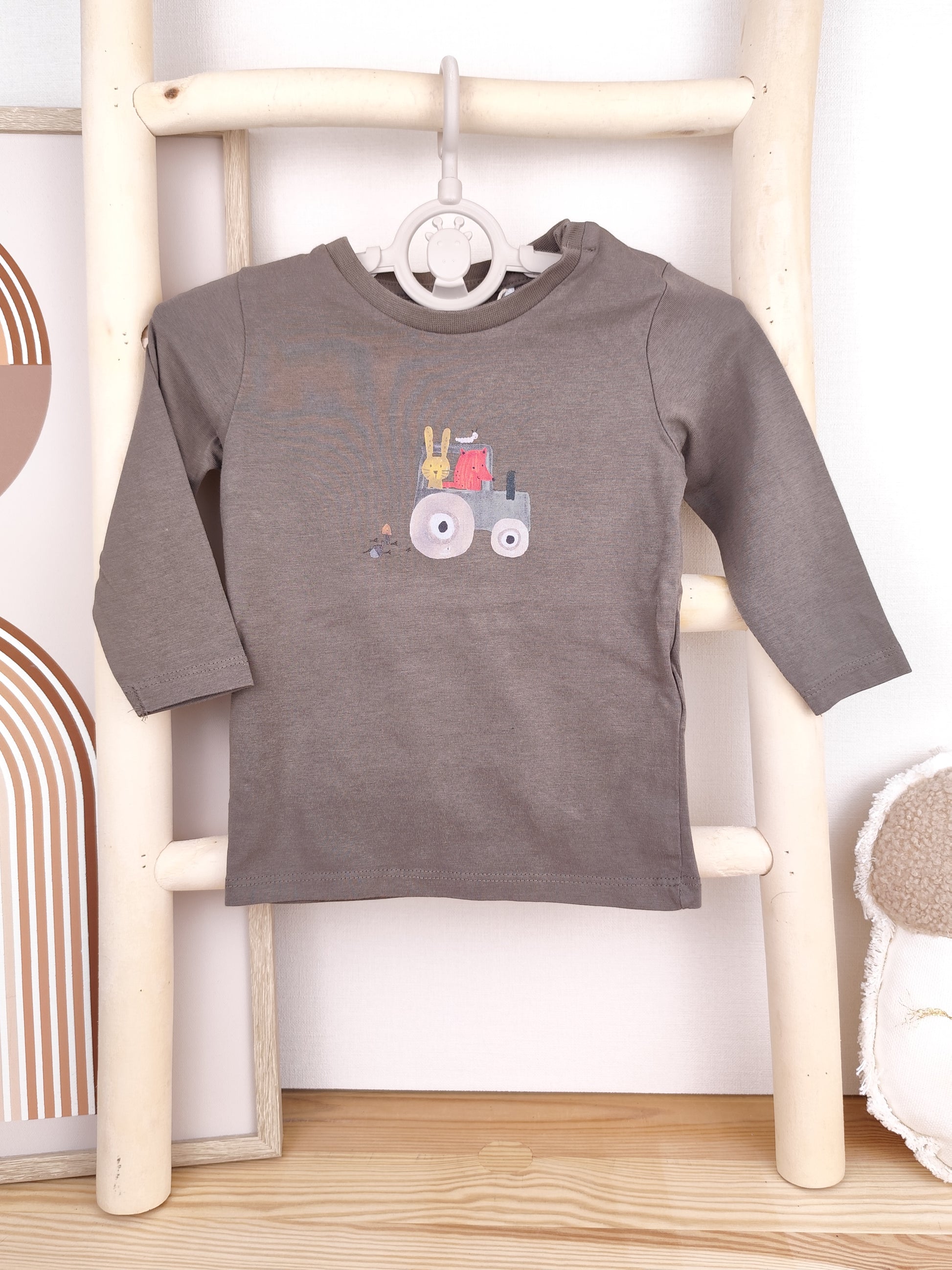 Name It Langarmshirt - Trecker - Größe 68