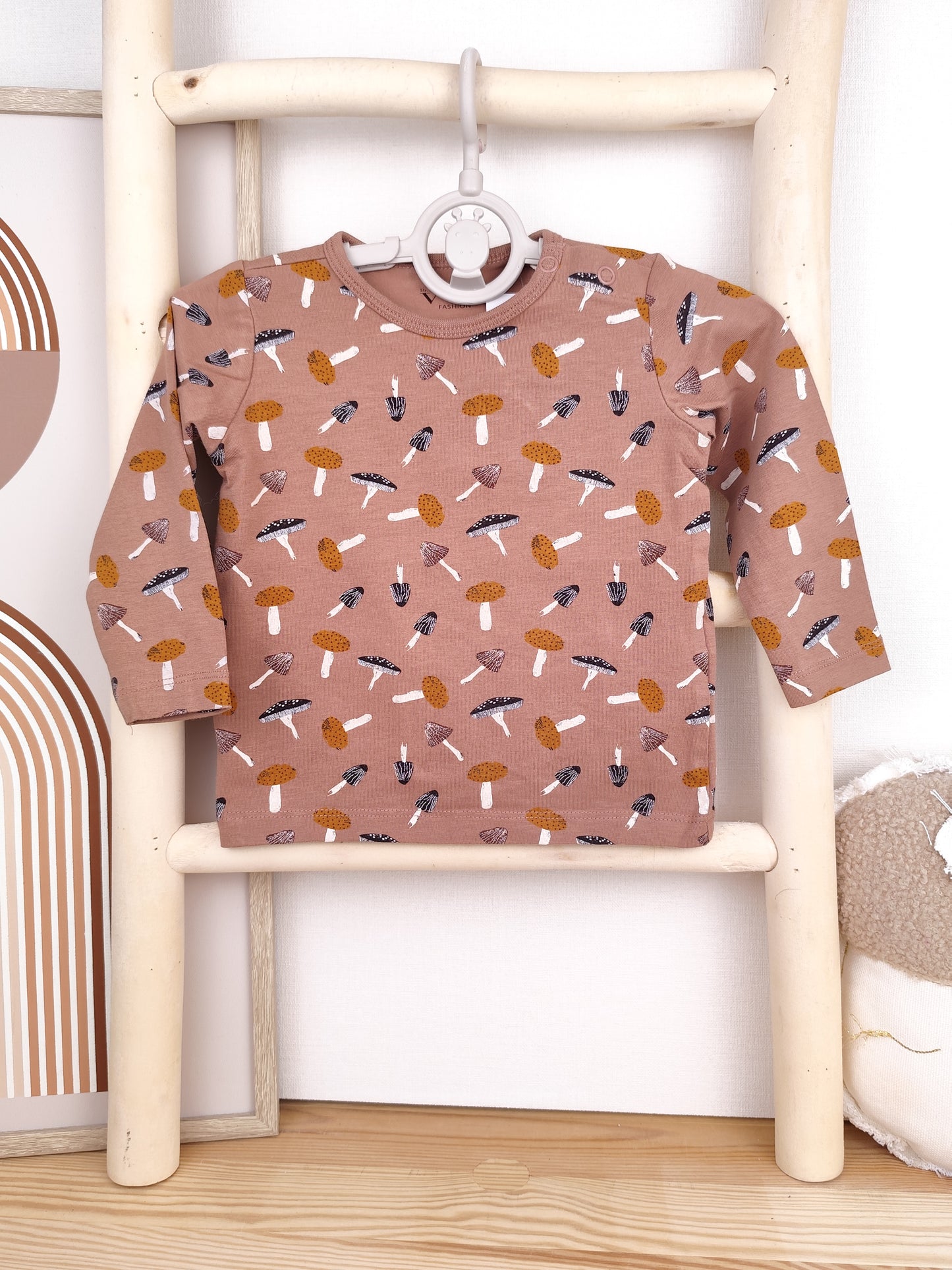 VRS Langarmshirt - Pilze - Größe 68