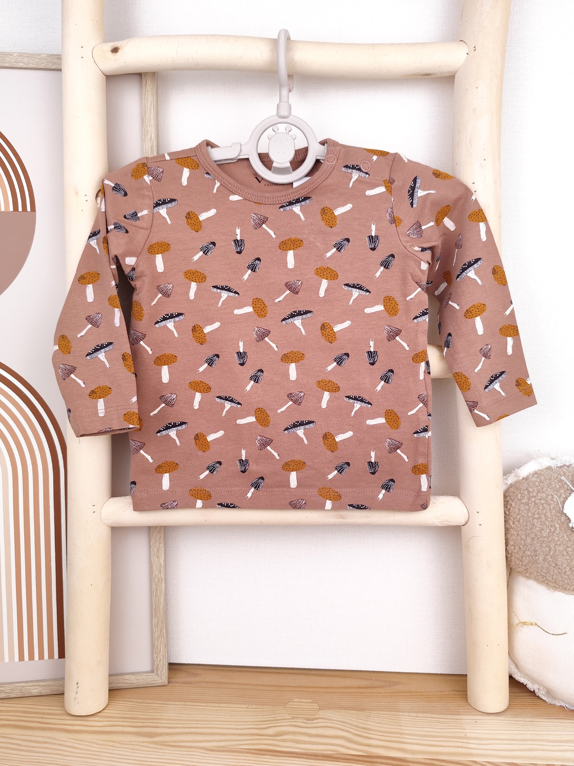 VRS Langarmshirt - Pilze - Größe 68