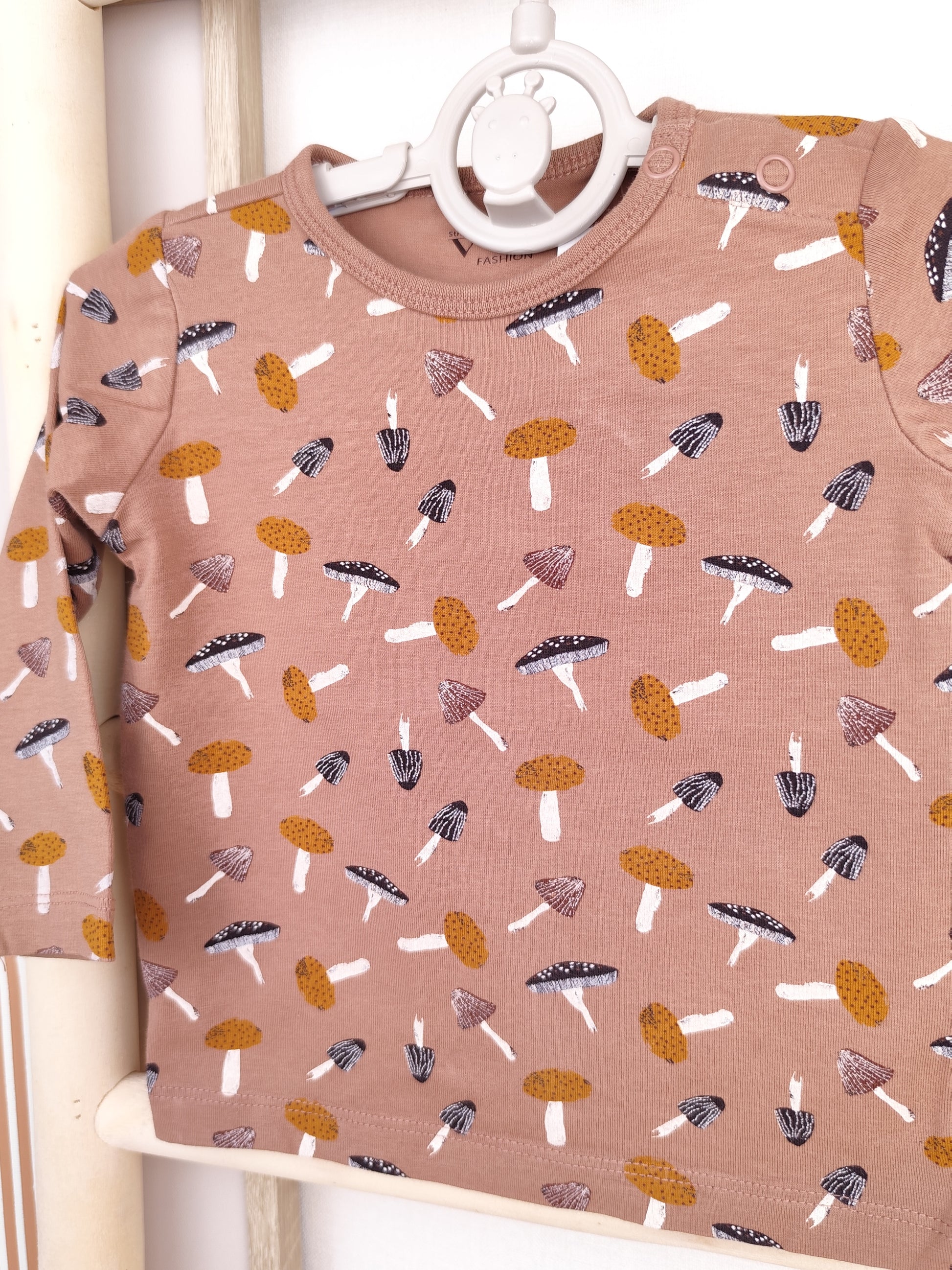 VRS Langarmshirt - Pilze - Größe 68