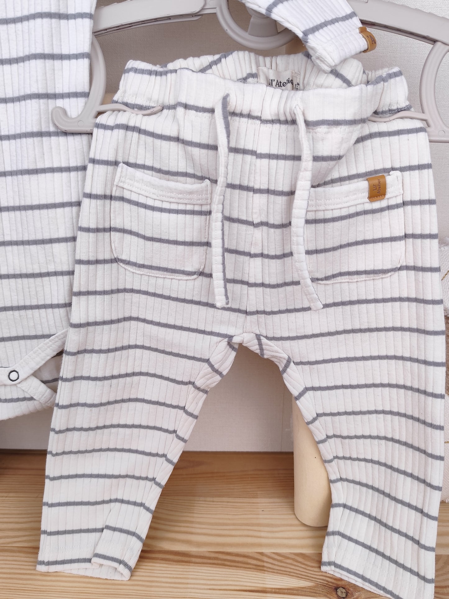 Lil'Atelier Set - gestreift - Größe 68 (B-Ware)