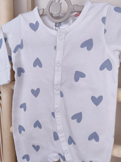 H&M Schlafanzug - Herzen - Größe 62