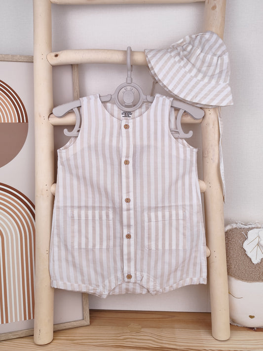 H&M Set - gestreift - Größe 62