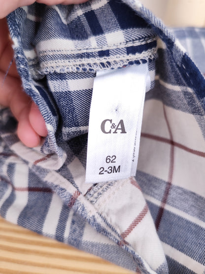 C&A Hemd - Kariert - Größe 62