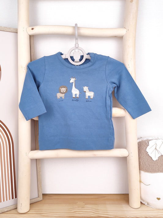 Name It Langarmshirt - Tiermotiv - Größe 62