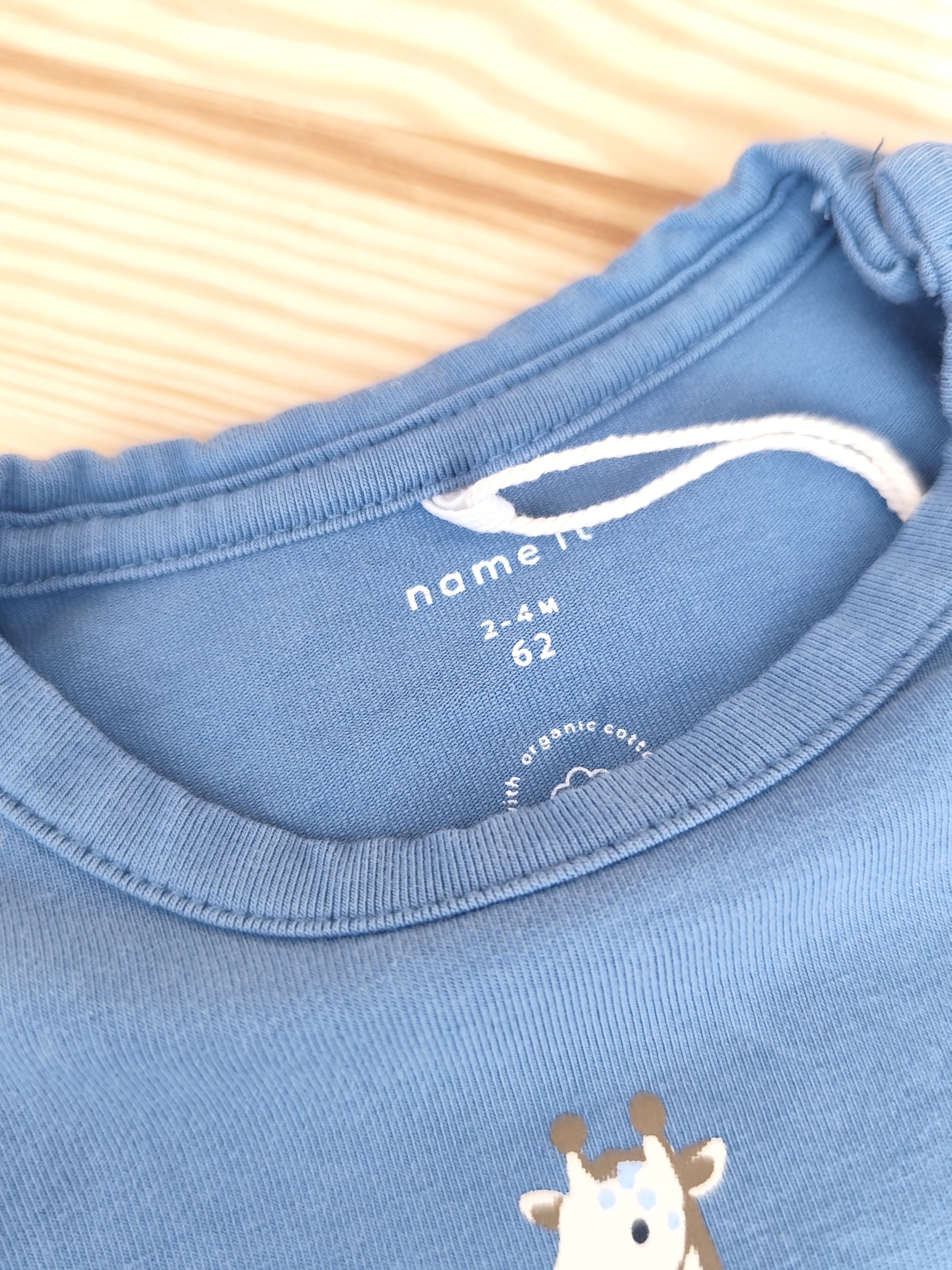 Name It Langarmshirt - Tiermotiv - Größe 62