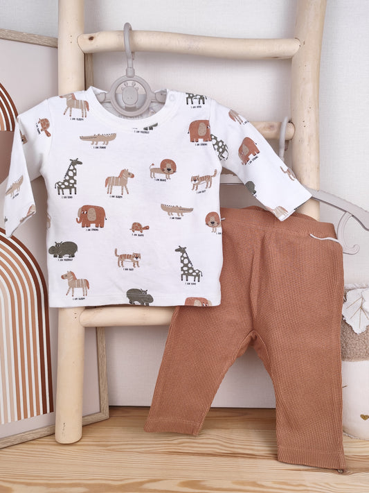 Blue Seven Set - Tiermotiv - Größe 62