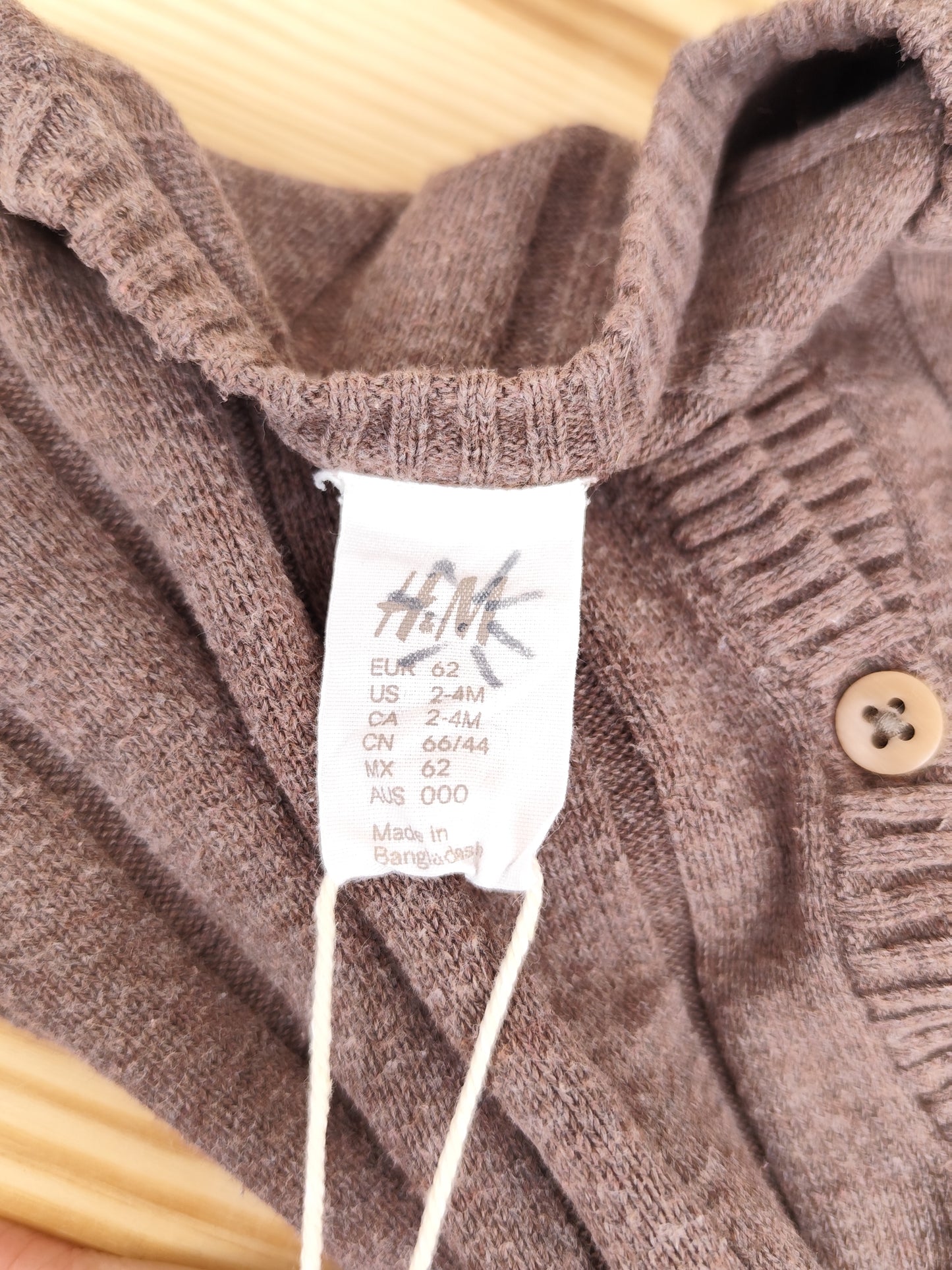 H&M Strickjacke - Größe 62 (B-Ware)