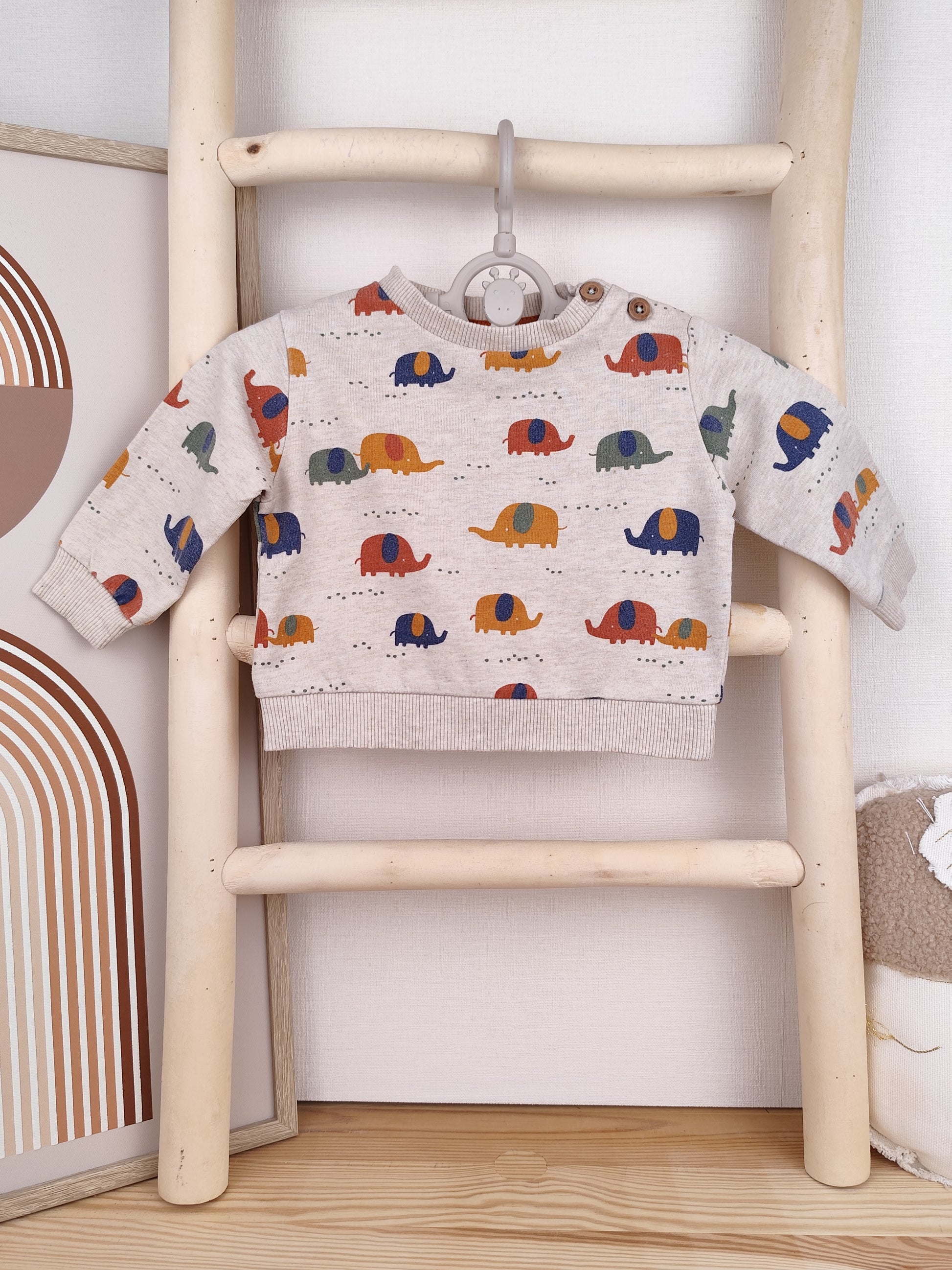 Alana Pullover - Elefant - Größe 62