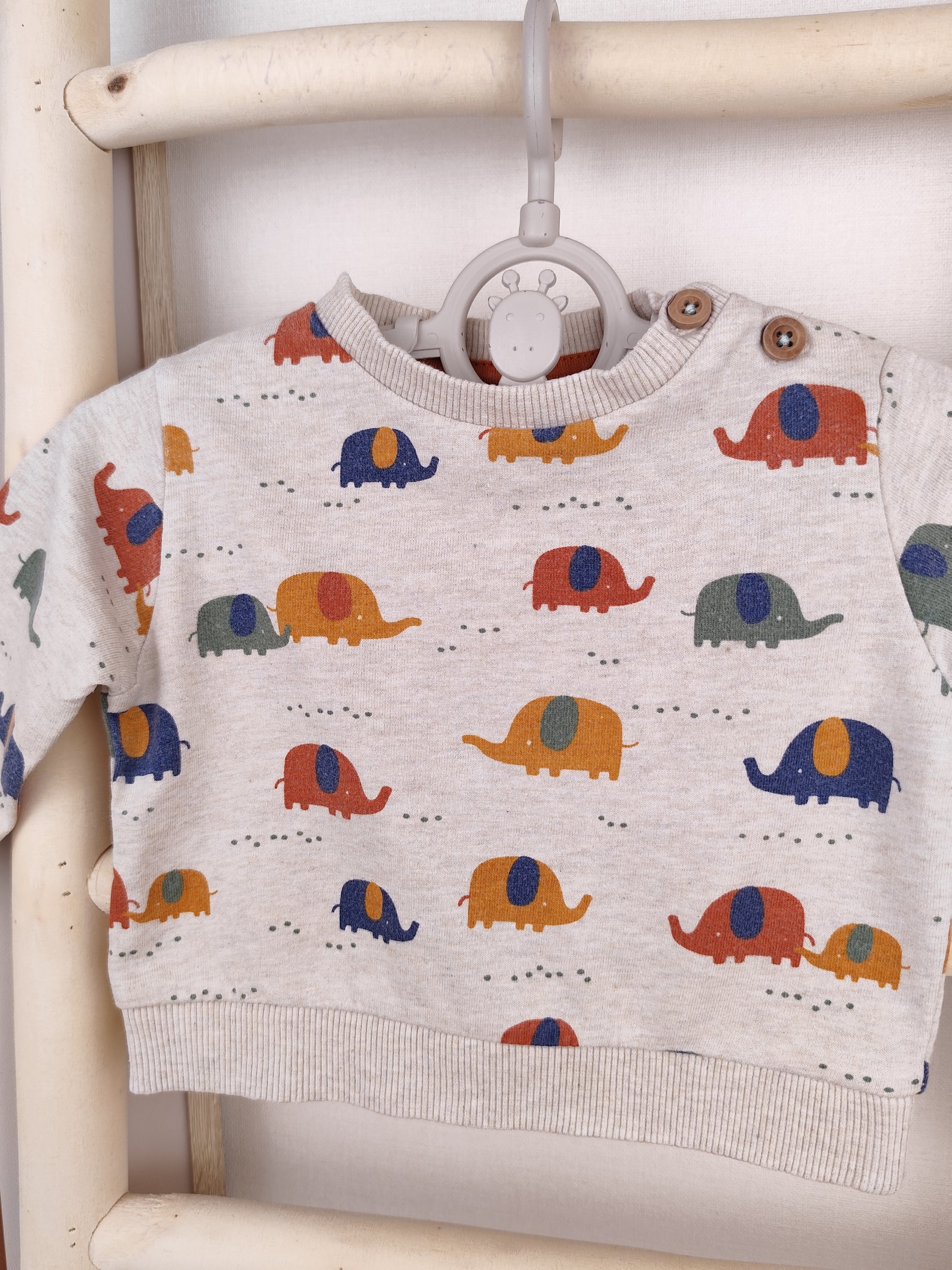 Alana Pullover - Elefant - Größe 62