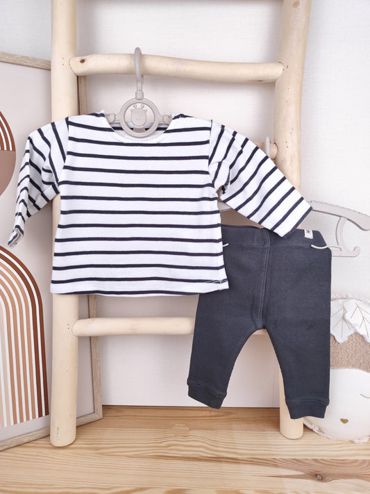 Zara Set- gestreift - Größe 62