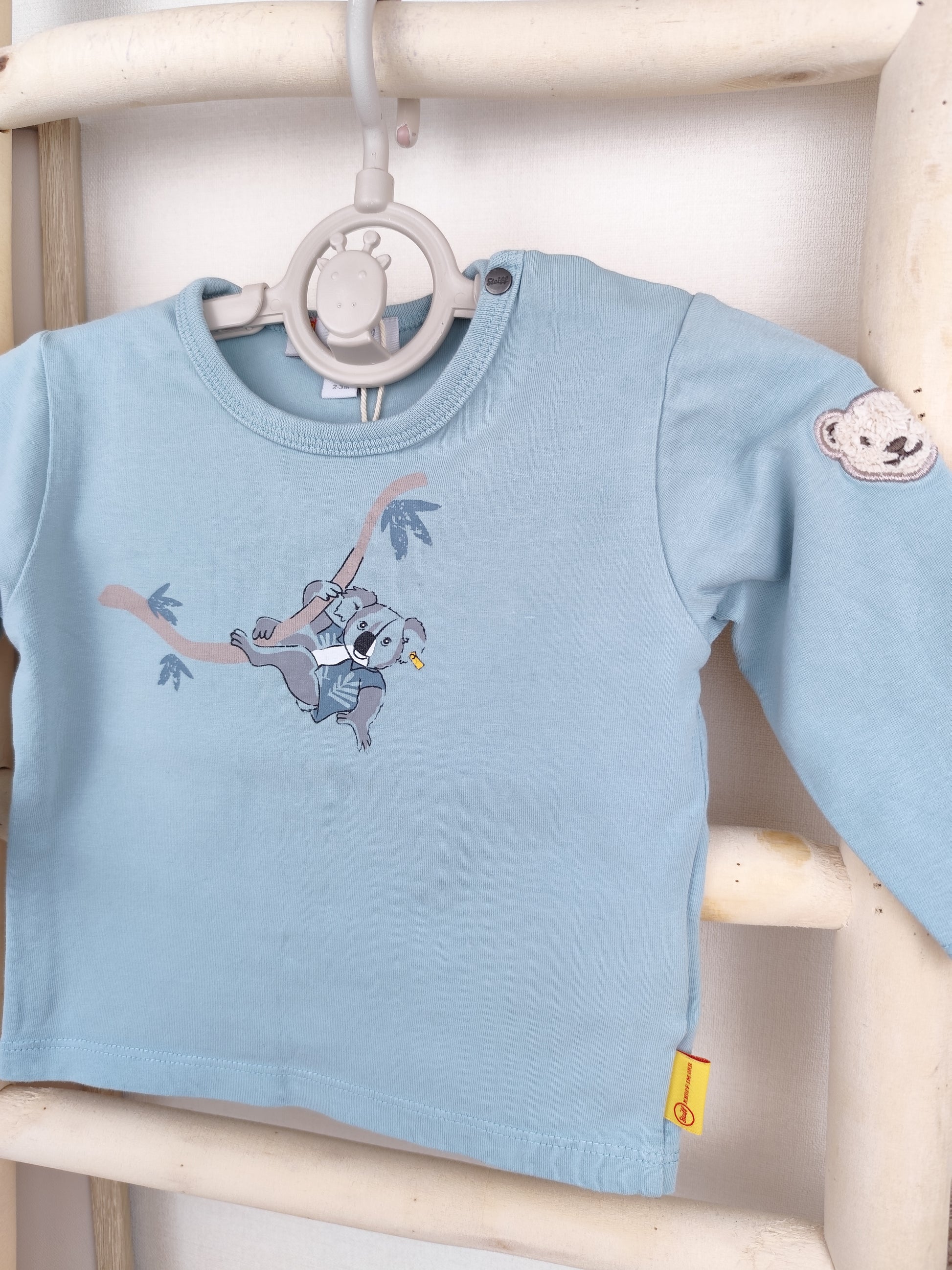 Steiff Langarmshirt - Koala - Größe 62 (B-Ware)