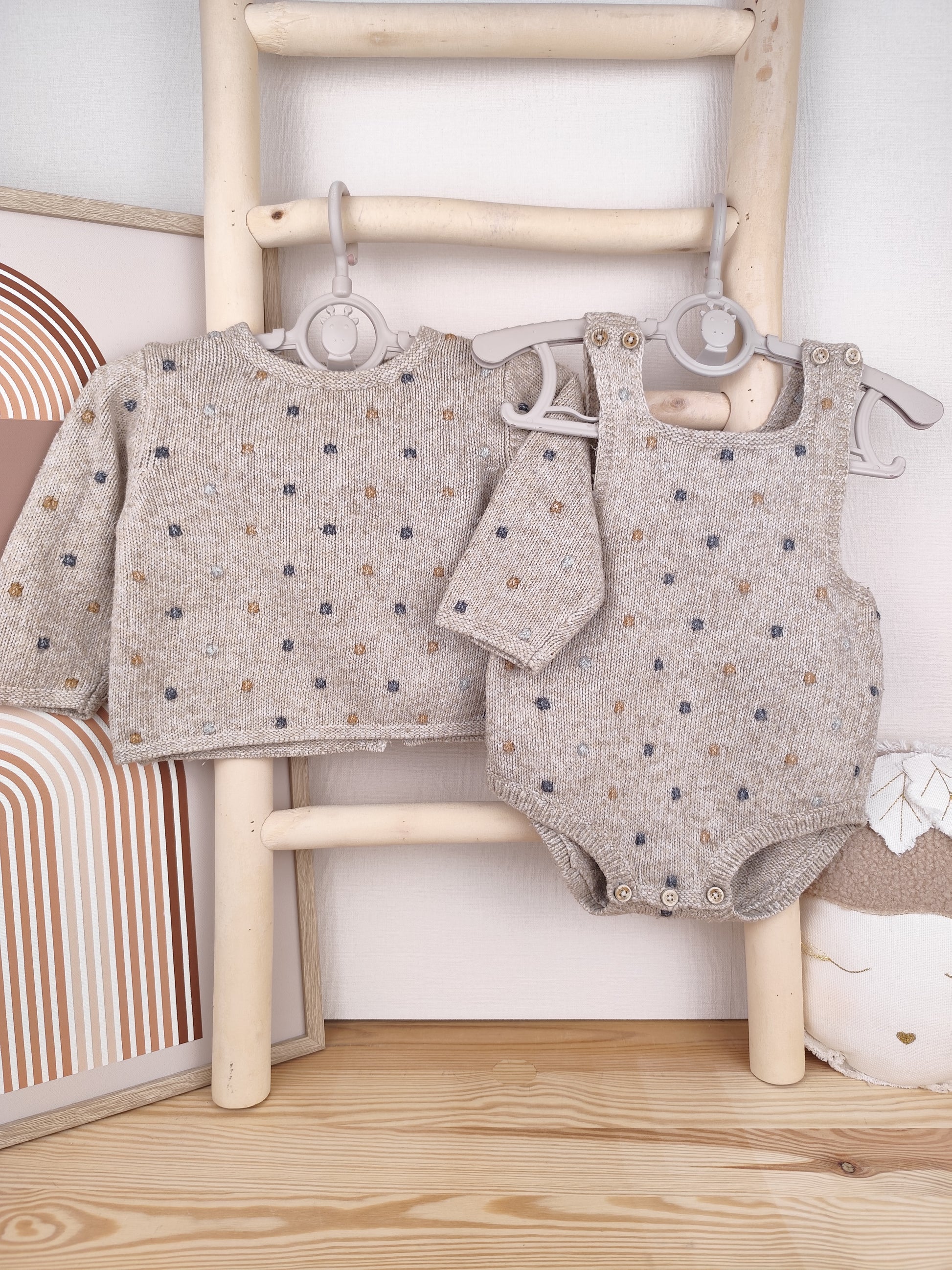 Zara Set - Strick - Größe 74