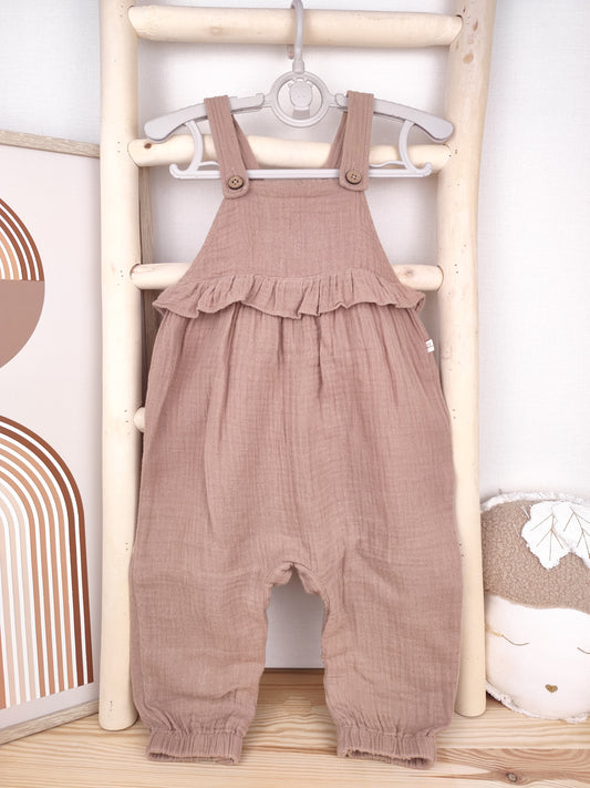 Lil'Atelier Latzhose - Rüschen - Größe 74