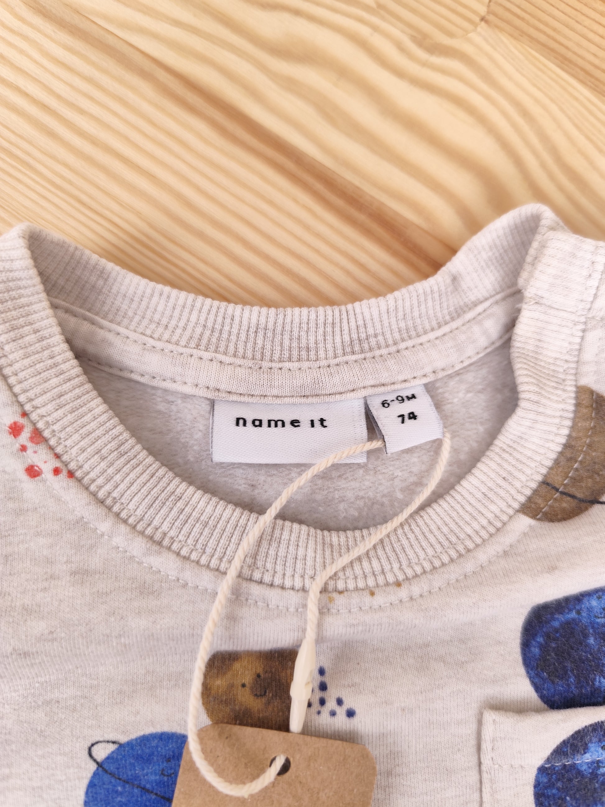 Name It Pullover - Planeten - Größe 74
