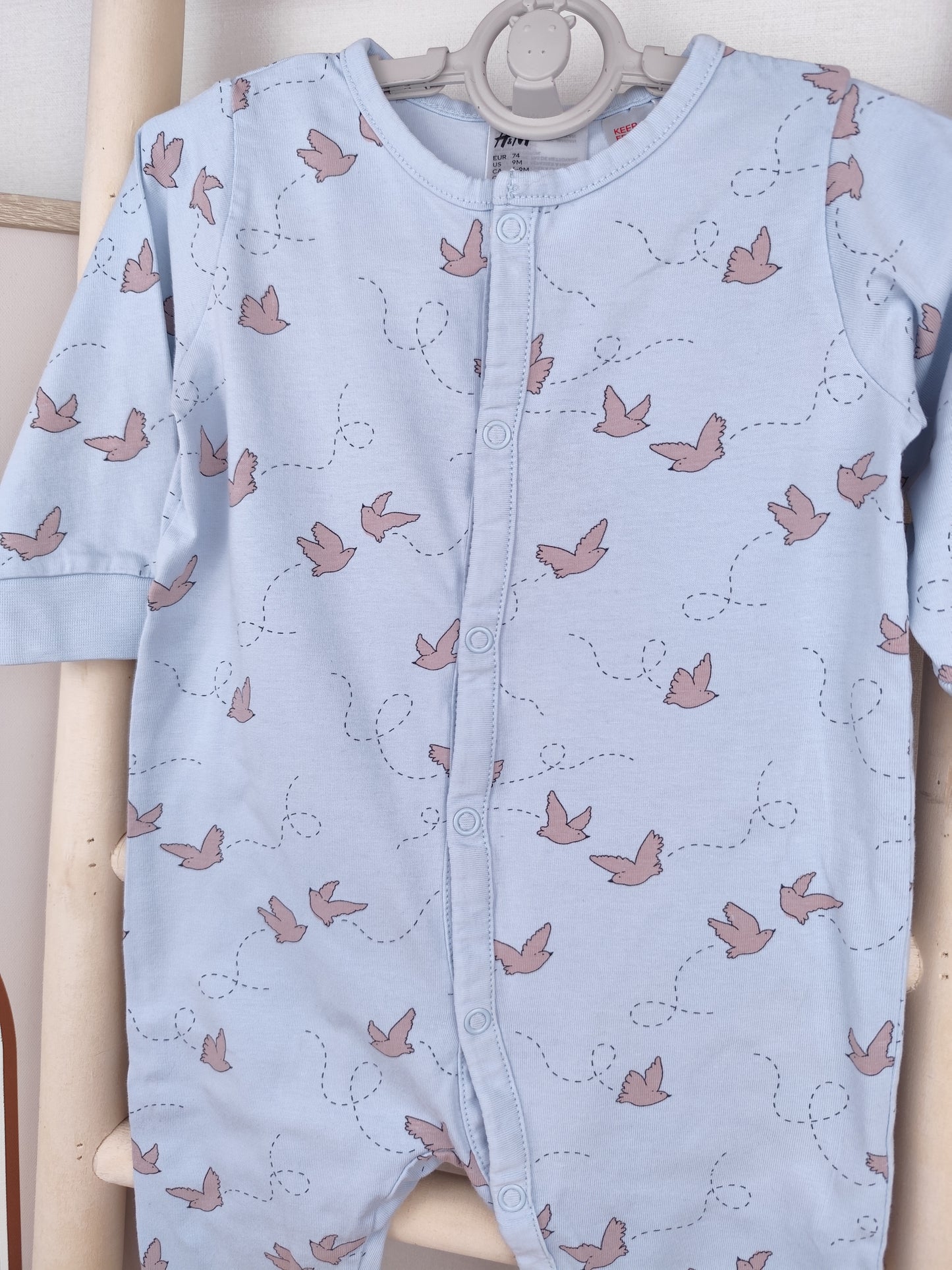 H&M Schlafanzug - Vogel - Größe 74