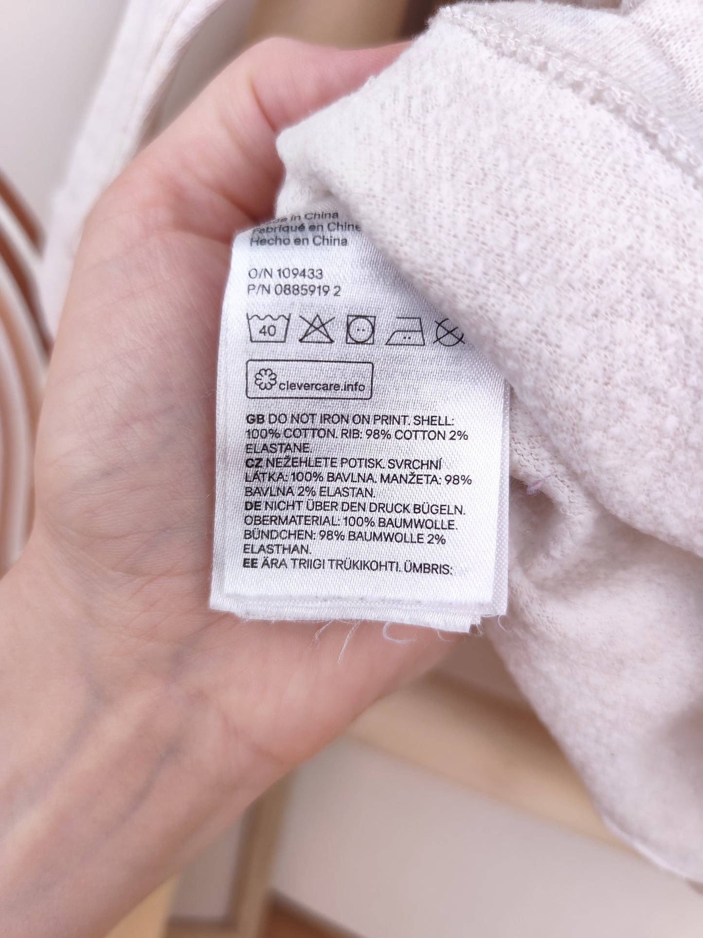 H&M Pullover - Hello - Größe 74 (B-Ware)