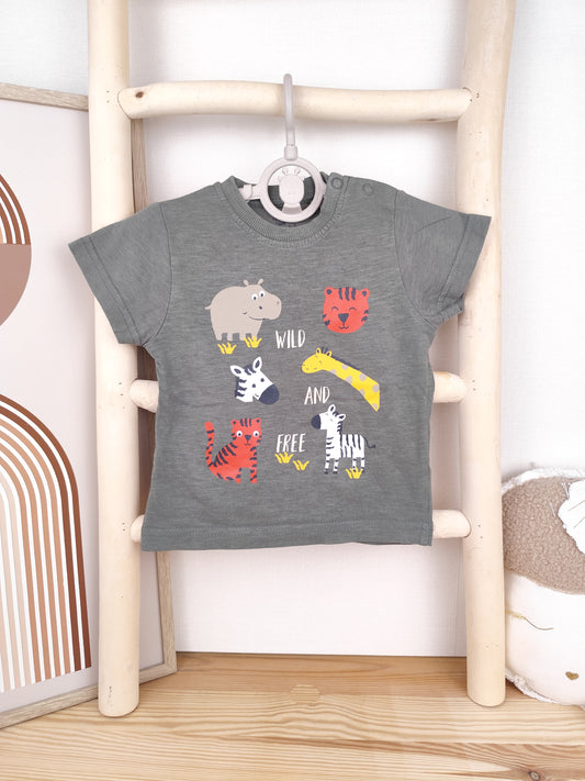 Topomini T-Shirt - Tiermotiv - Größe 74