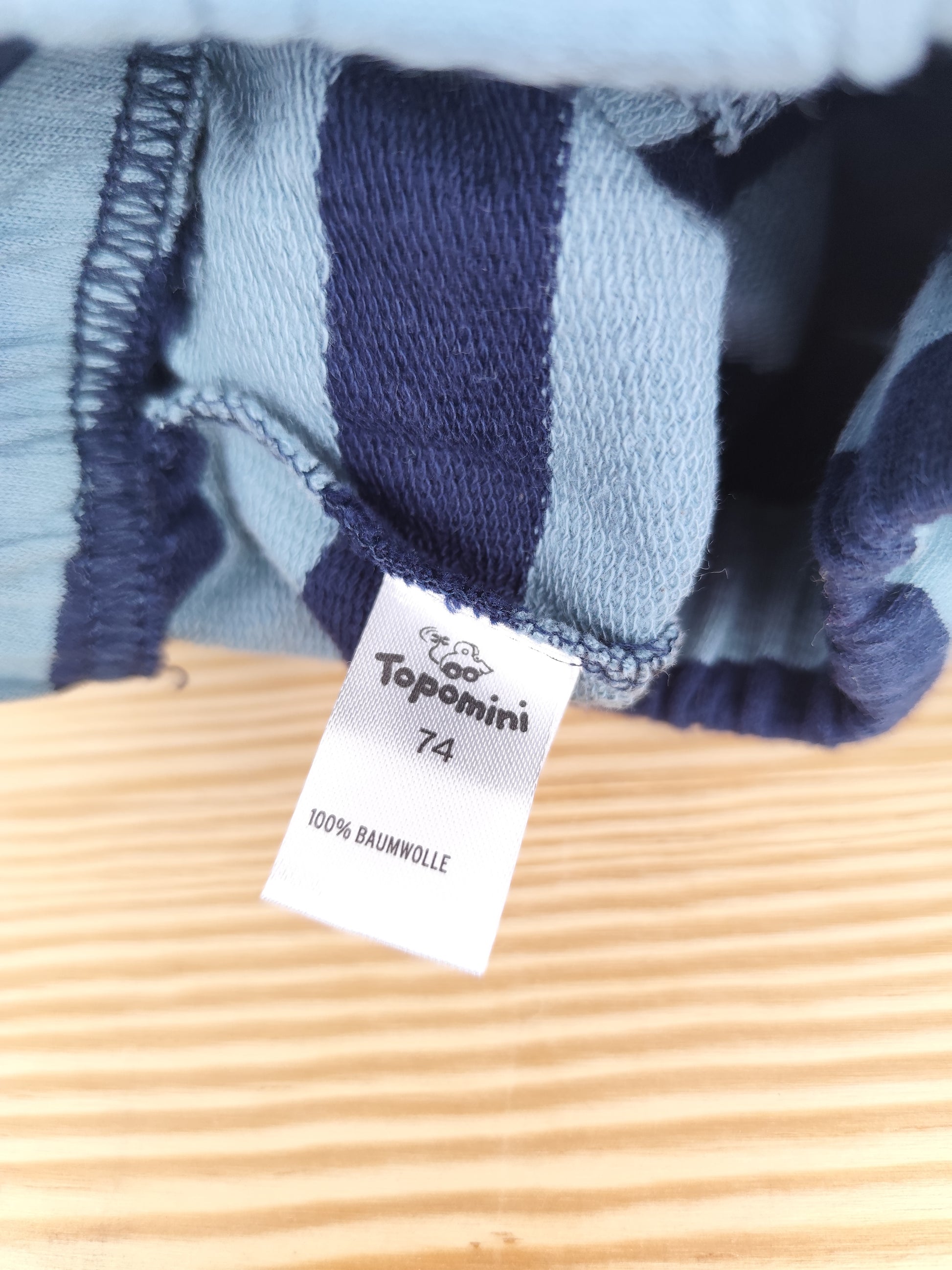 Topomini Shorts - gestreift - Größe 74